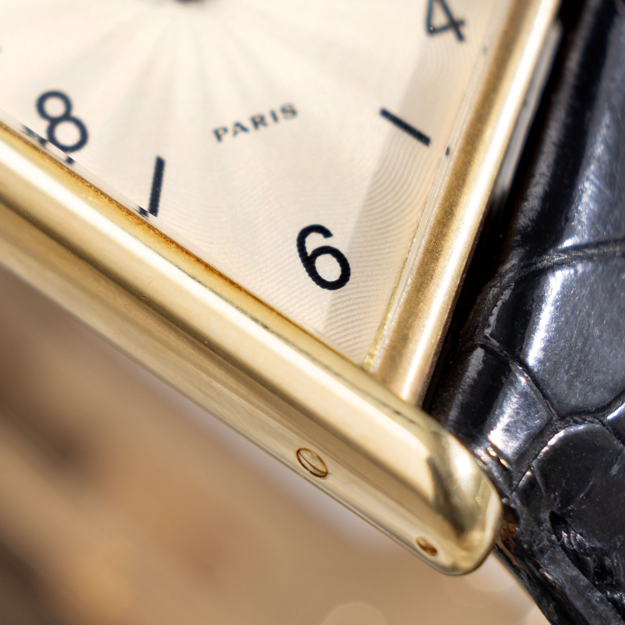 Cartier Tank CPCP Asymétrique in 18k yellow gold 