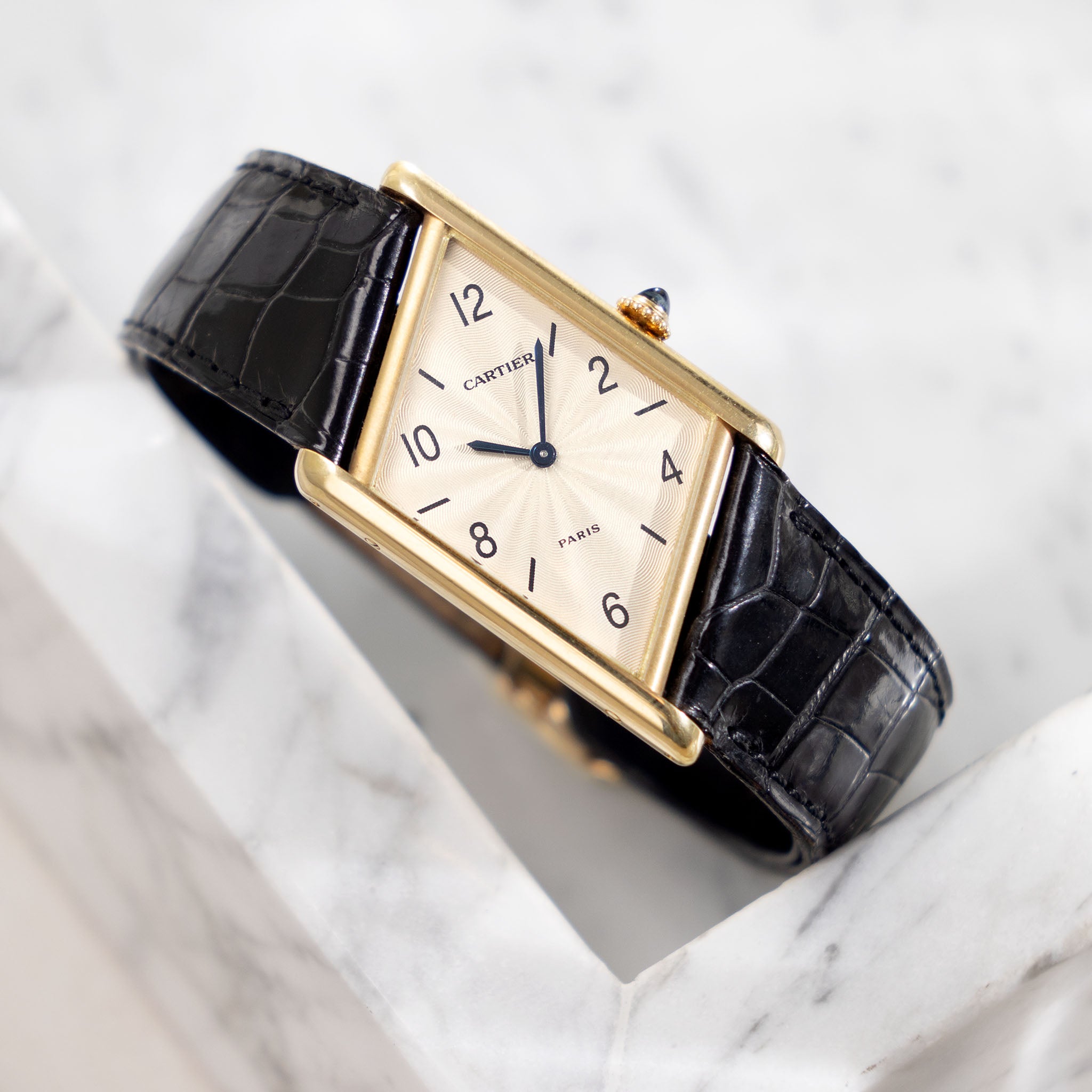 Cartier Tank CPCP Asymétrique in 18k yellow gold 