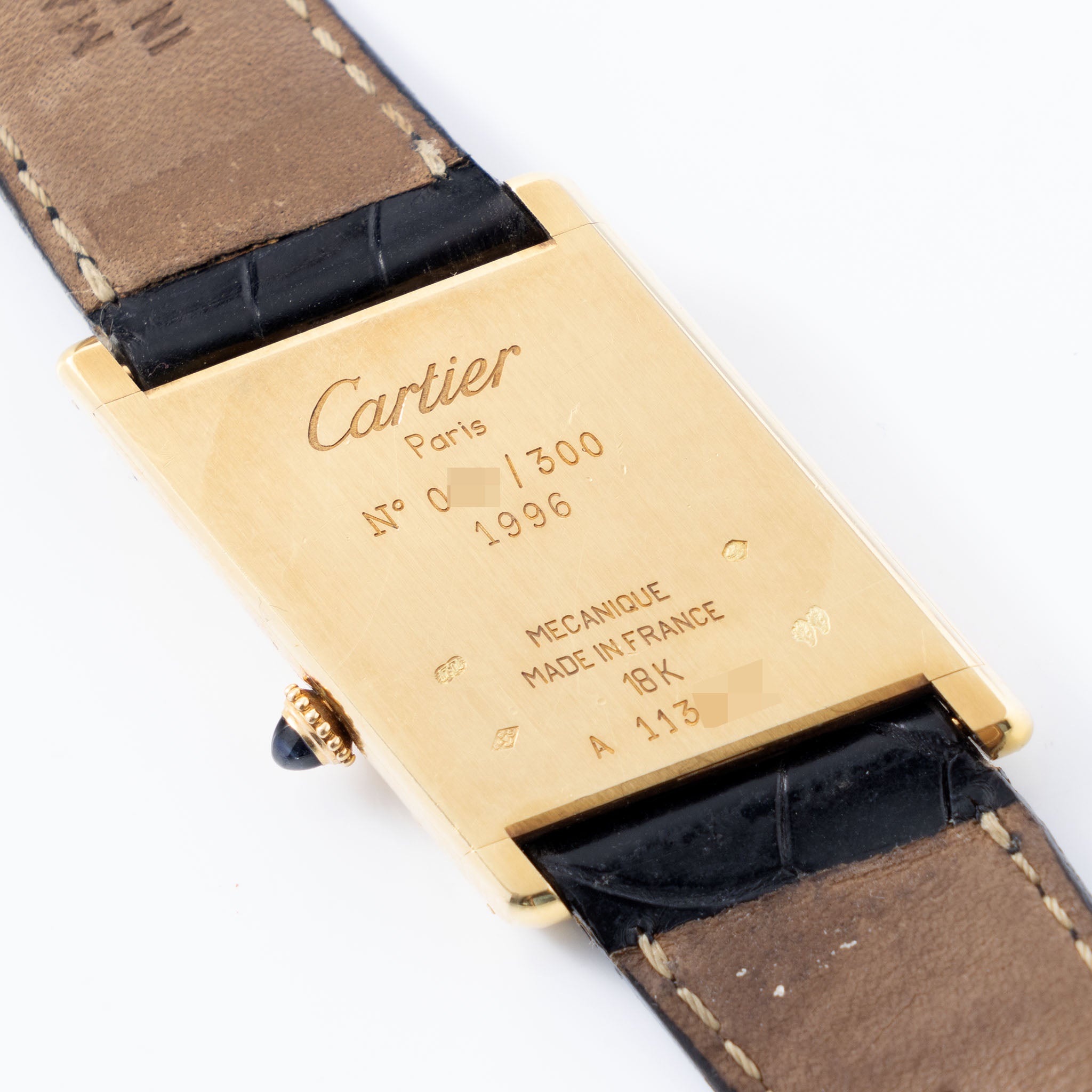 Cartier Tank CPCP Asymétrique in 18k yellow gold 