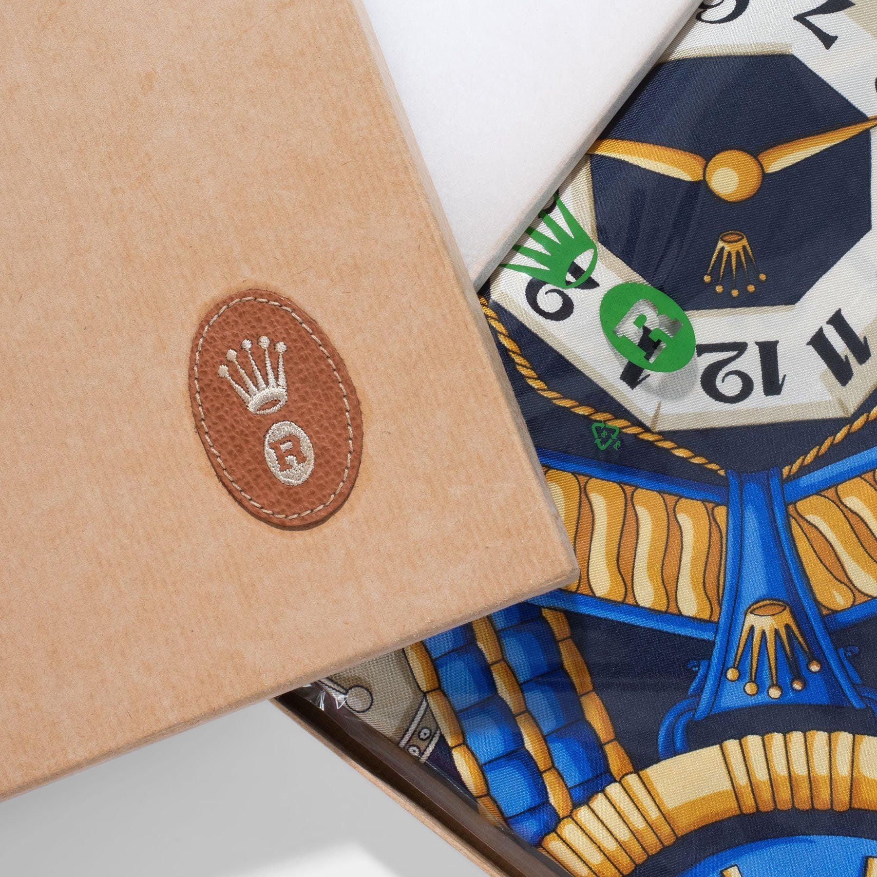 Vintage Oversized Rolex Silk Scarf