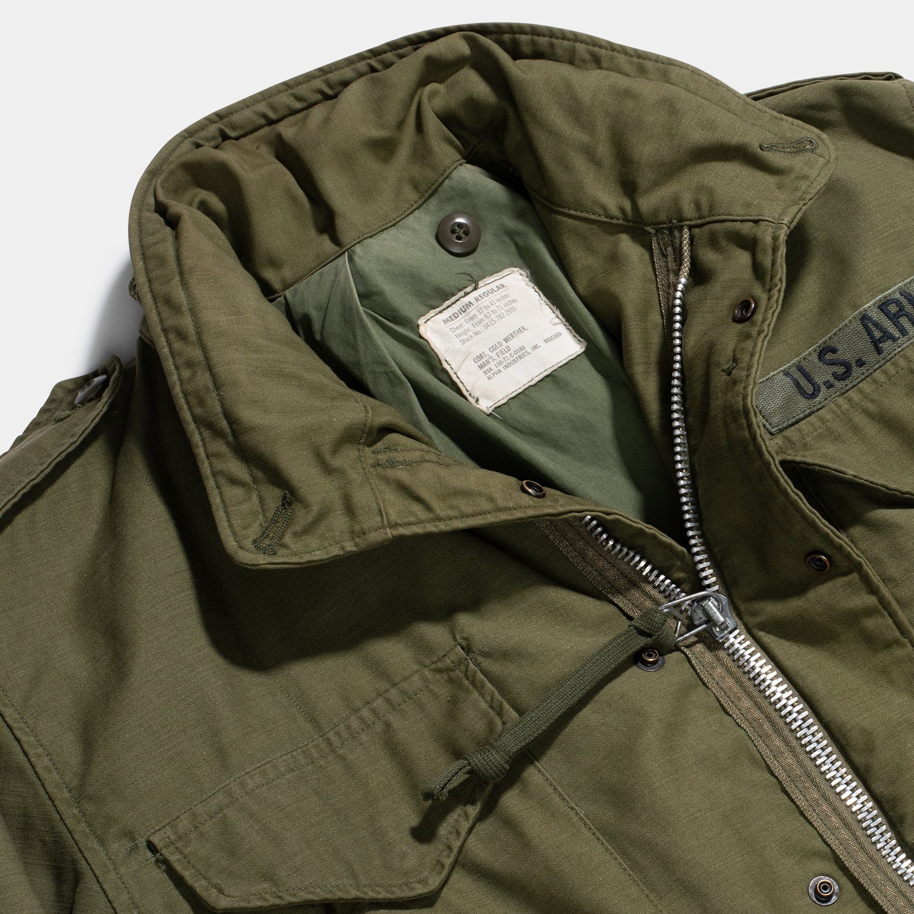 VINTAGE 1971 USARV M-65 FIELD JACKET