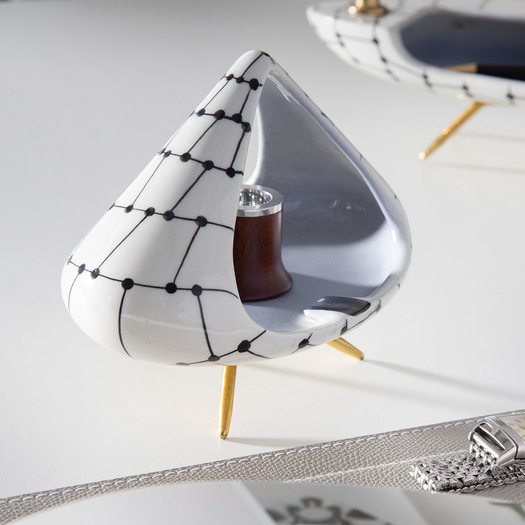 Mid Century Vintage Ceramic Desk Set