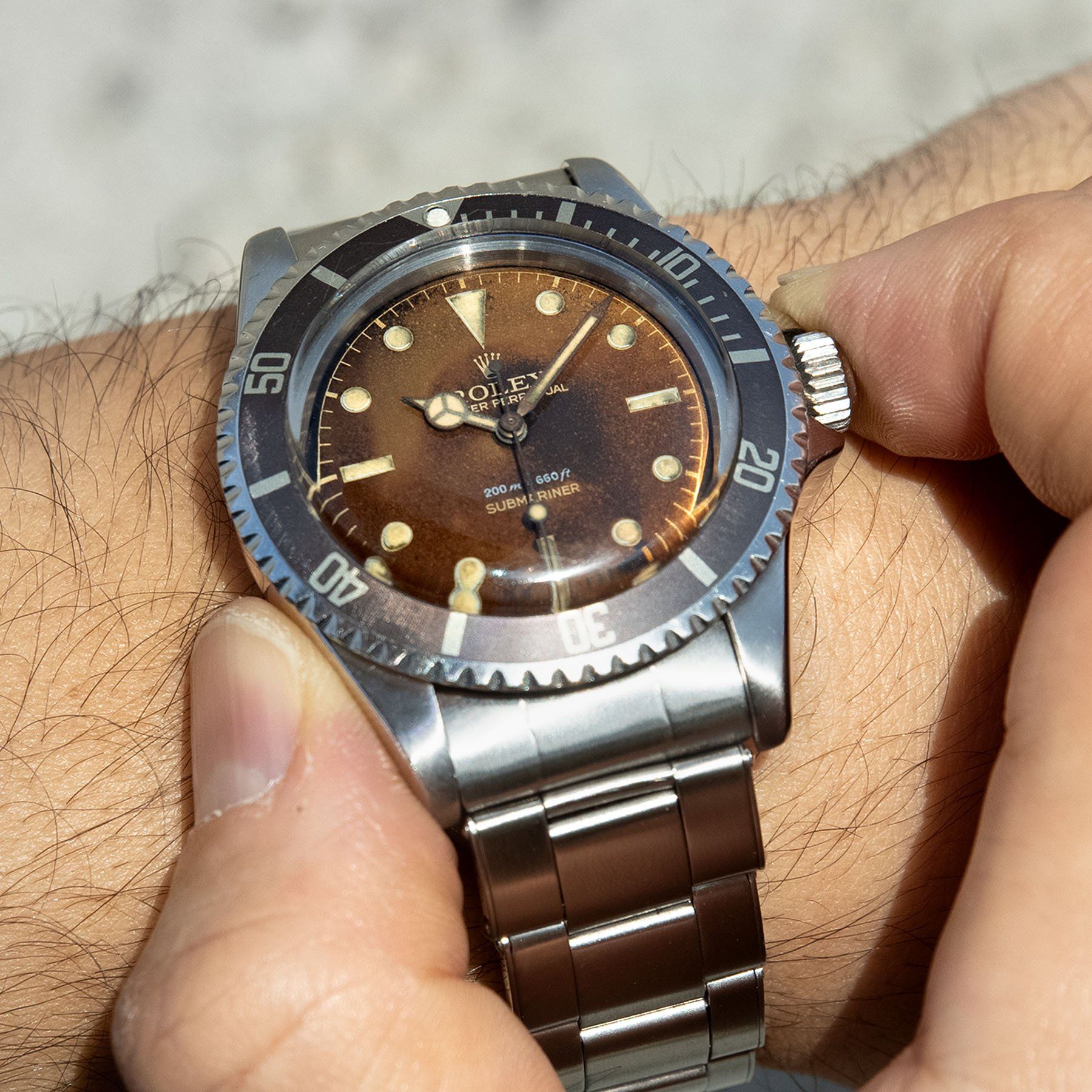 Rolex Submariner 5512 Gilt Tropical Dial - Main Image