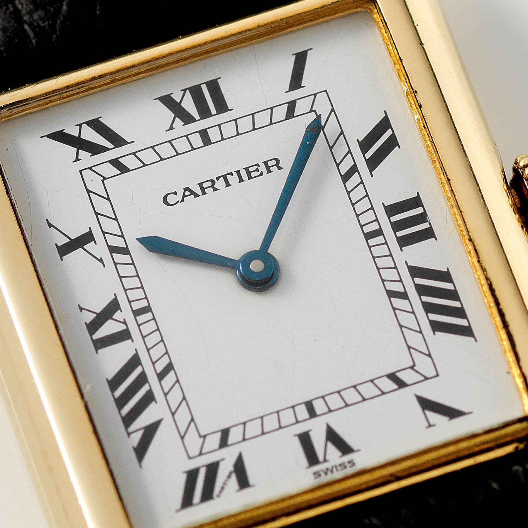 Cartier Tank Louis 18kt Yellow Gold Mechanical Movement 1970s