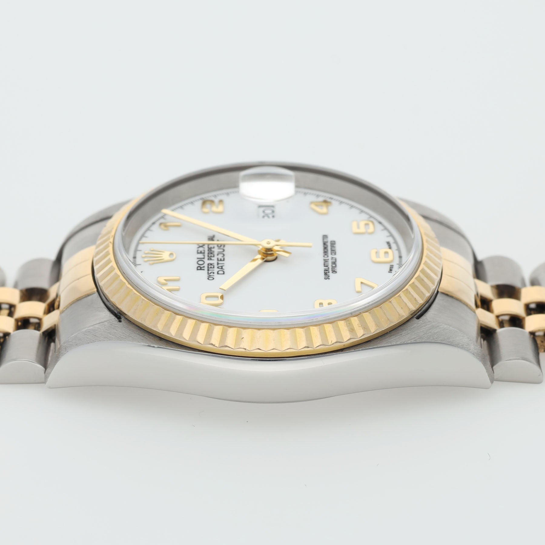 Rolex Datejust 16233 Porcelain Dial Box and Papers