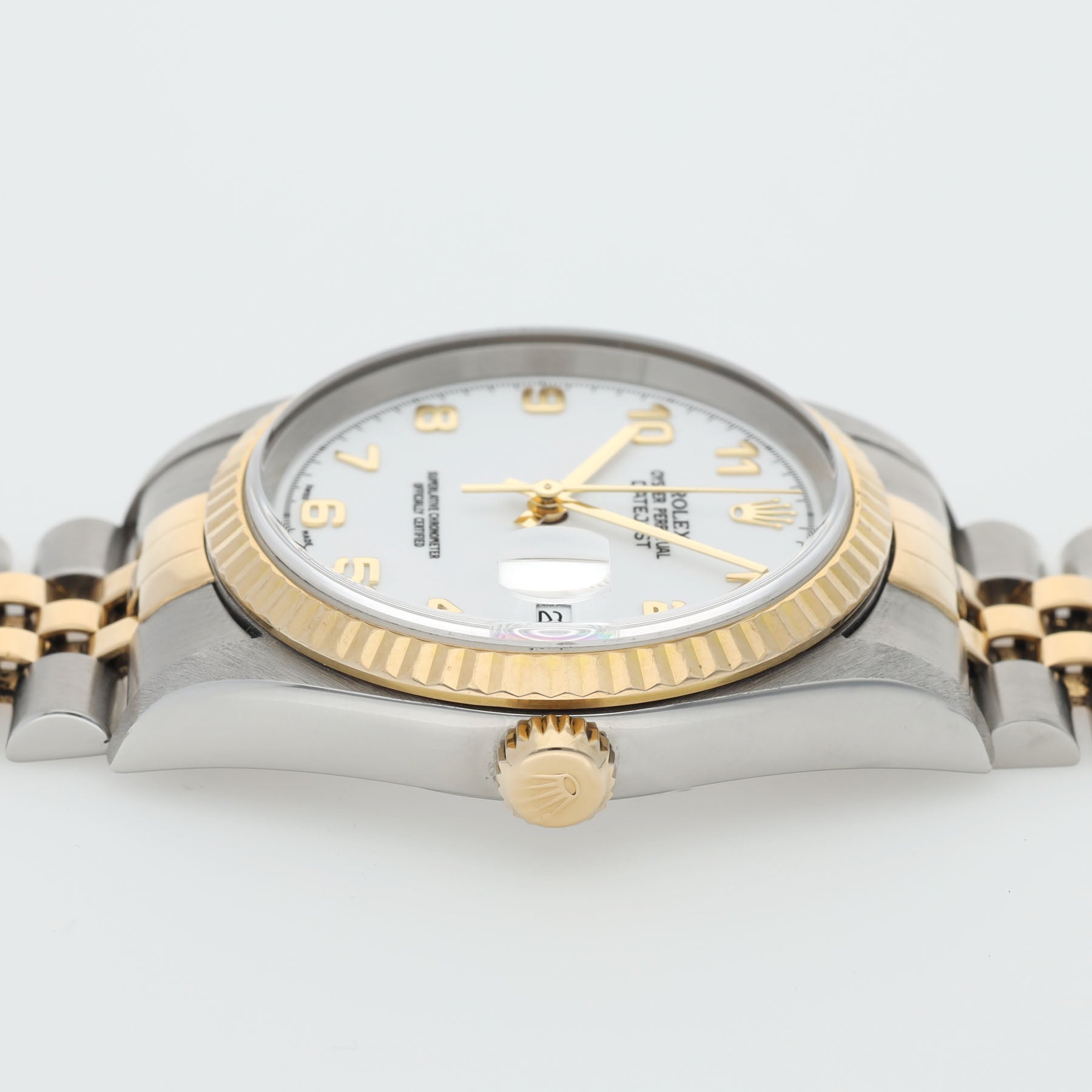 Rolex Datejust 16233 Porcelain Dial Box and Papers