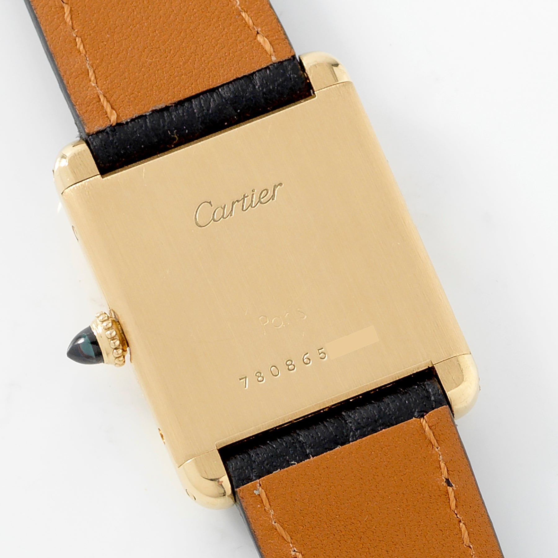 Cartier Tank Louis 18kt Yellow Gold Mechanical Movement 1970s