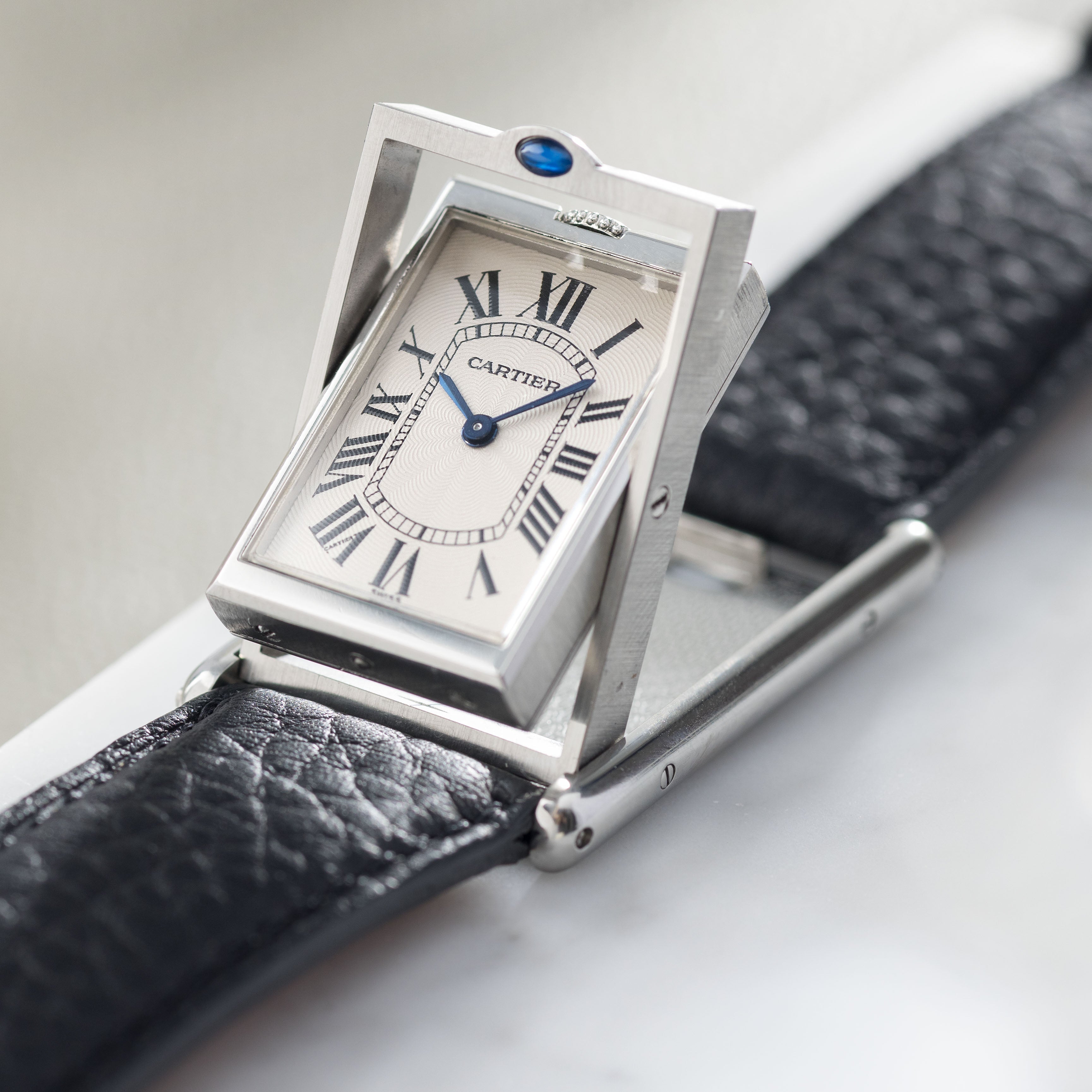 Cartier Tank Basculante 2390 Steel