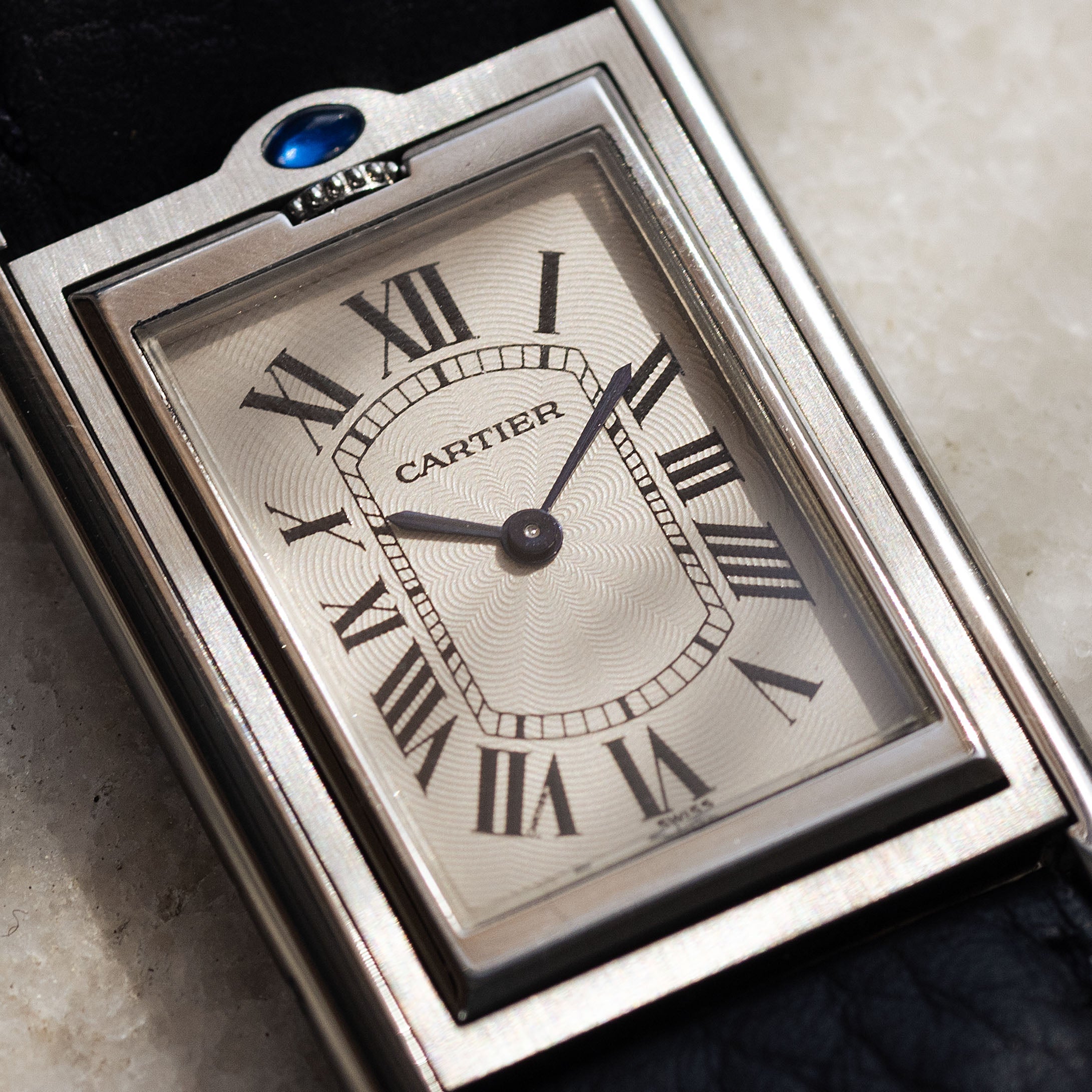 Cartier Tank Basculante 2390 Steel