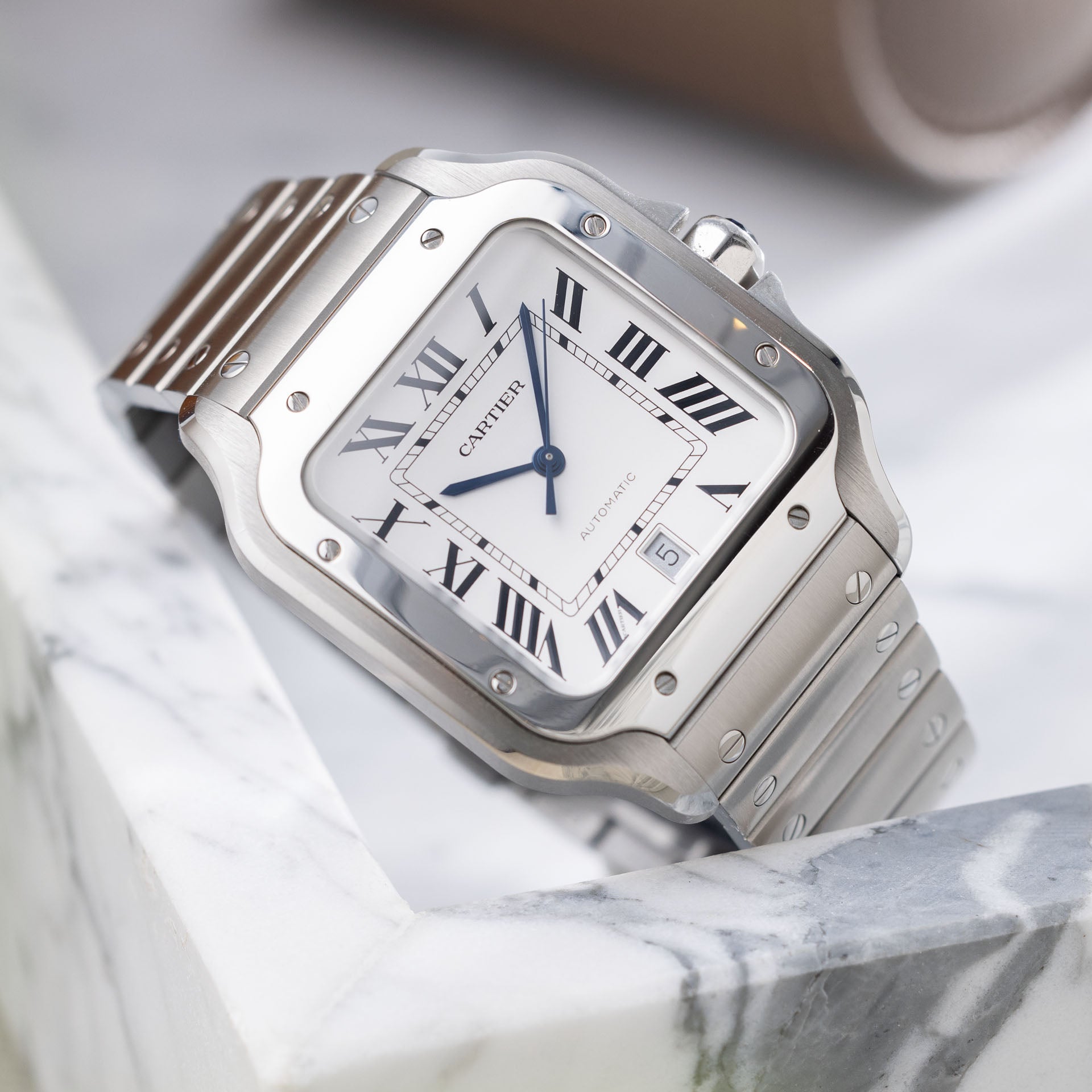 Cartier Santos de Cartier WSA0018 Steel Full Set from 2022