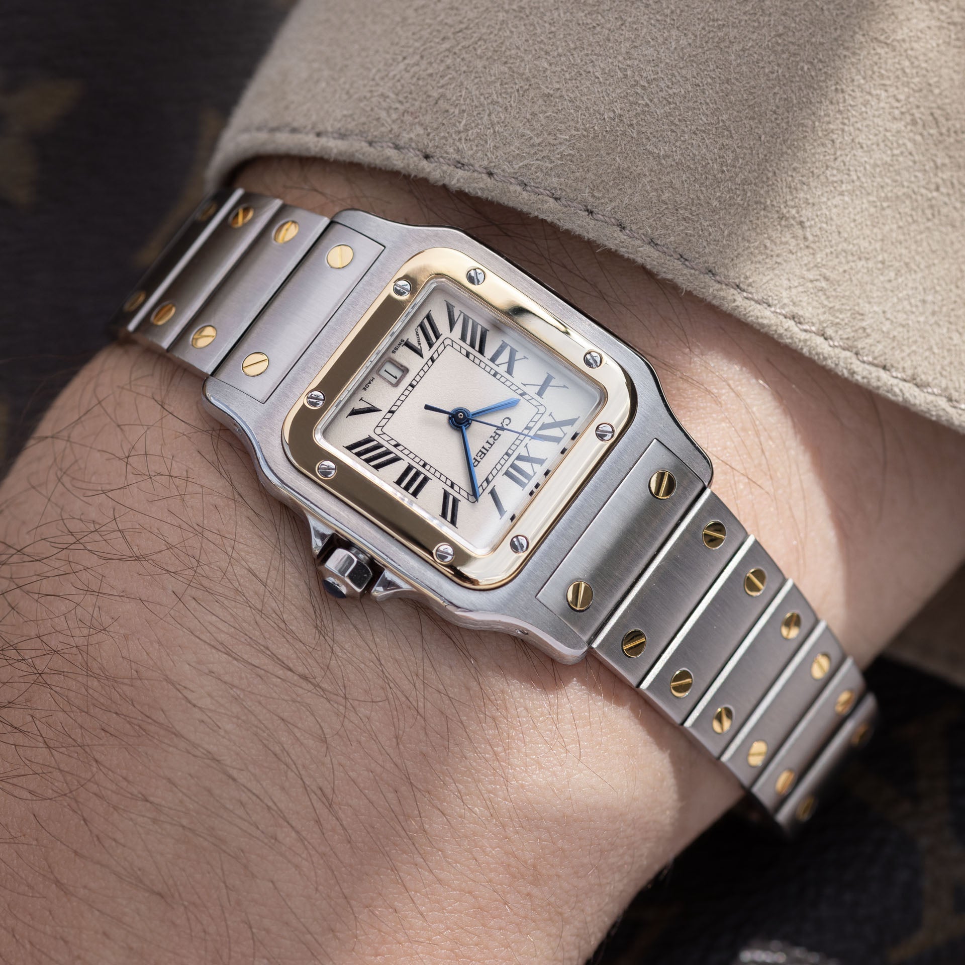 Cartier Santos Steel and Gold