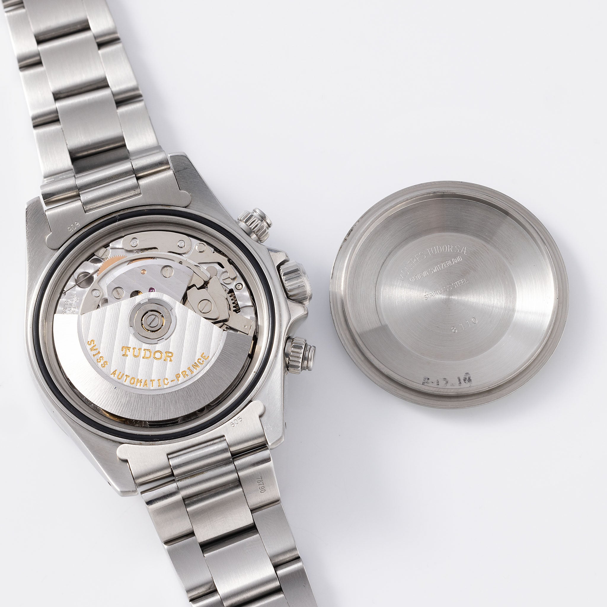 Tudor Prince Date Chronograph Silver Dial ref 78260