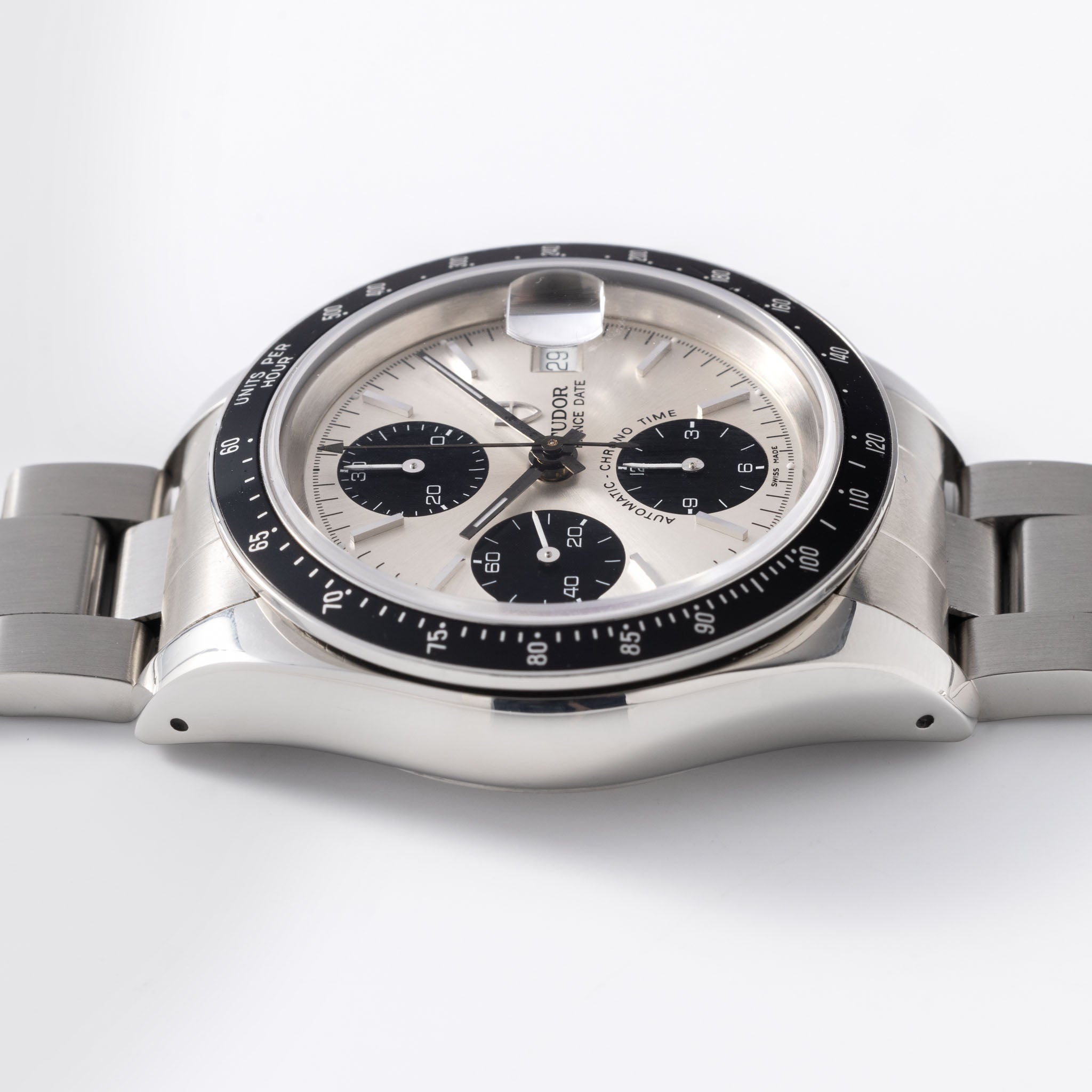 Tudor Prince Date Chronograph Silver Dial ref 78260