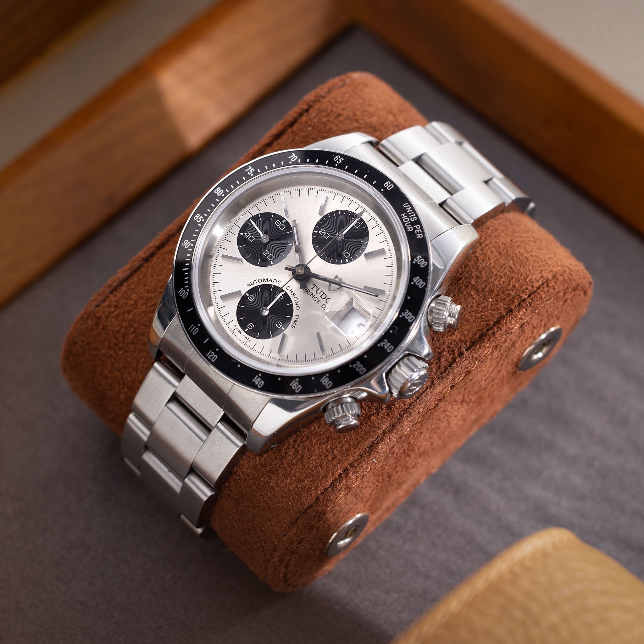 Tudor Prince Date Chronograph Silver Dial ref 78260