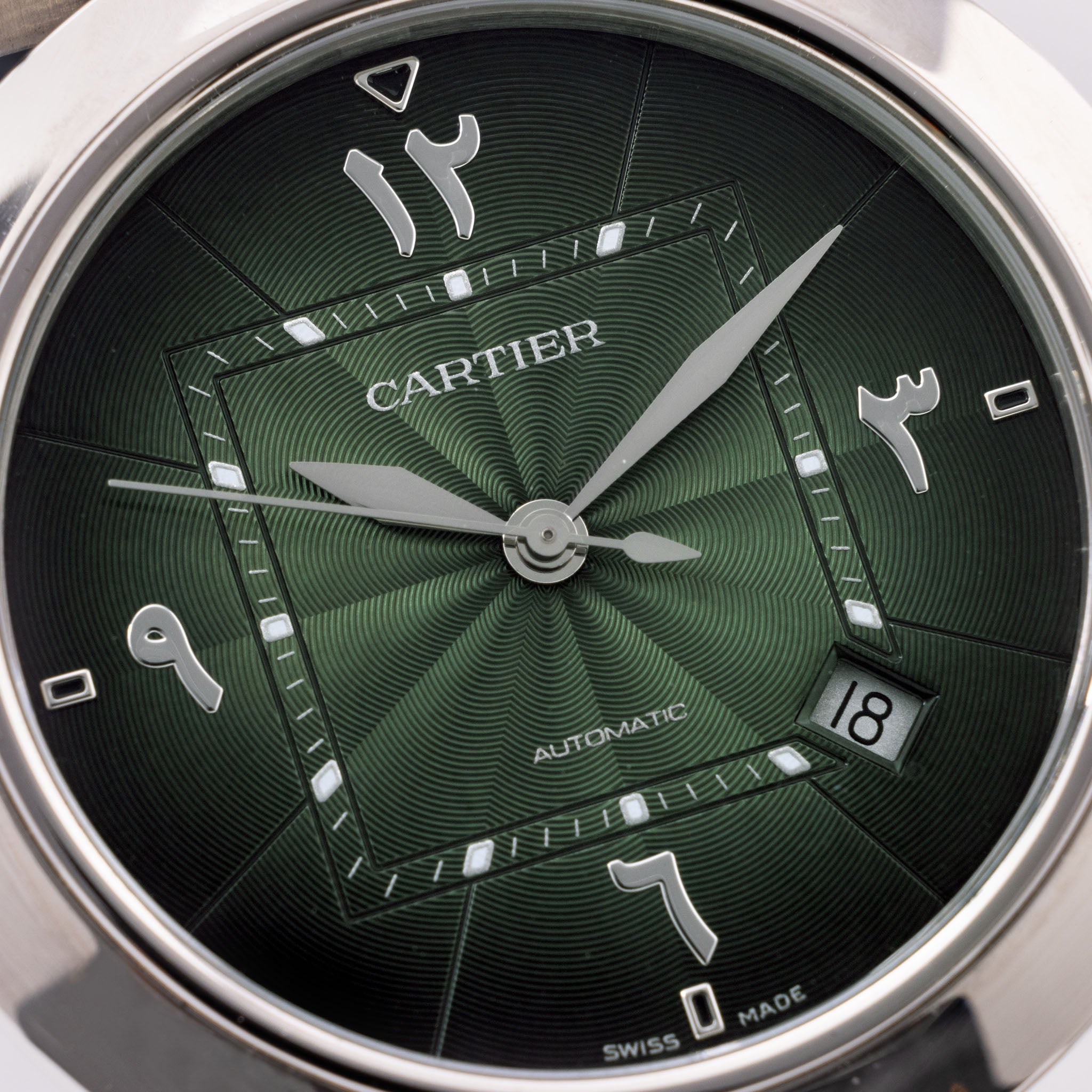 Cartier Pasha Green Middle East limited Edition with Warrantee Card