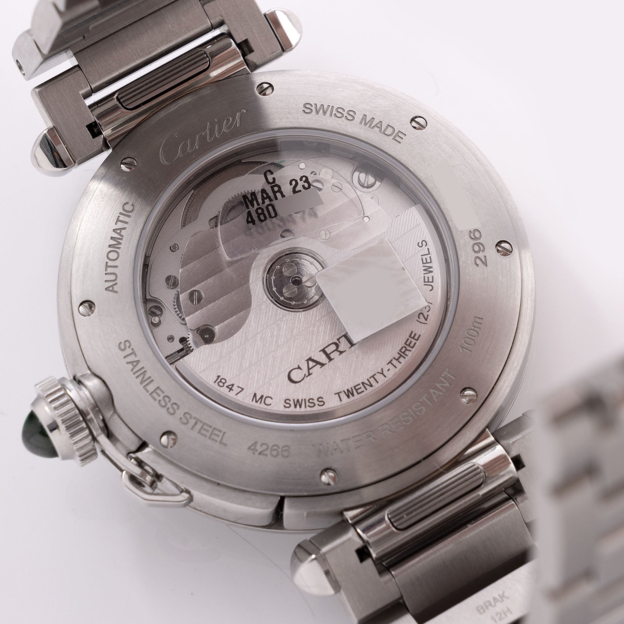 Cartier Pasha Green Middle East limited Edition with Warrantee Card