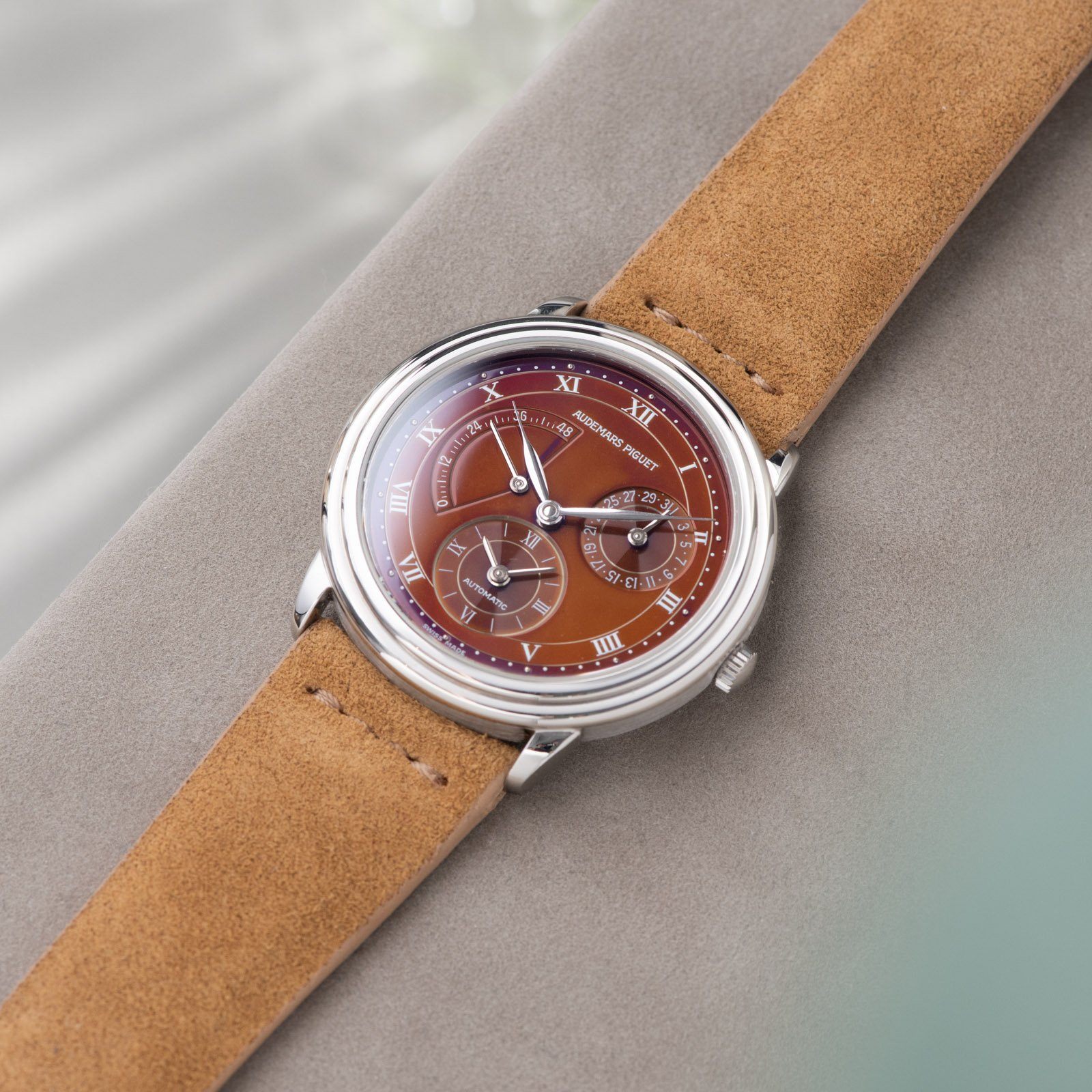 Audemars Piguet Platinum Dual Time Reference 2568