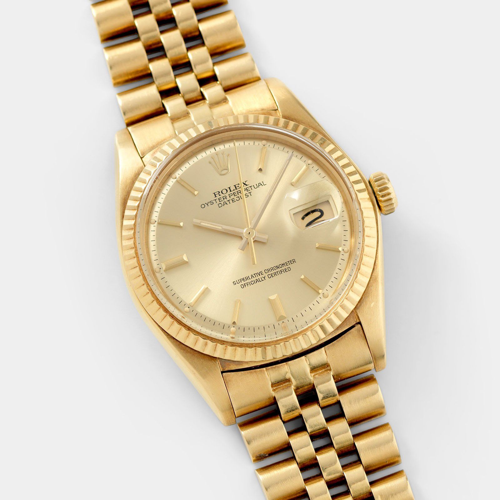 Datejust gold best sale