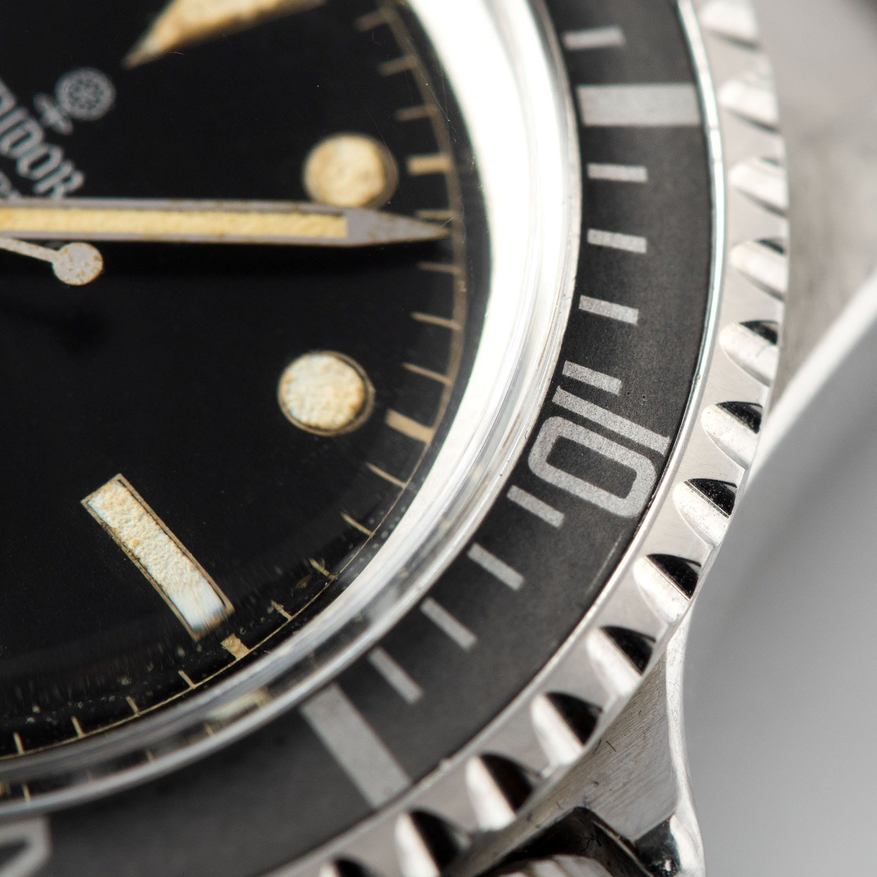 Tudor Submariner Ref 7928 Gilt Minute Track Ghost Bezel