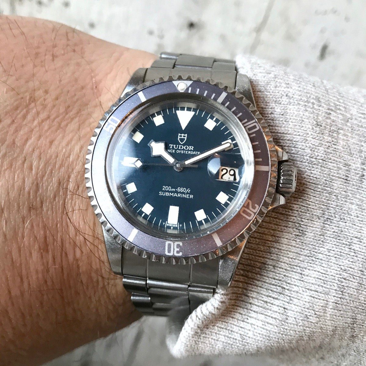 Tudor Submariner Blue Snowflake Reference 94110