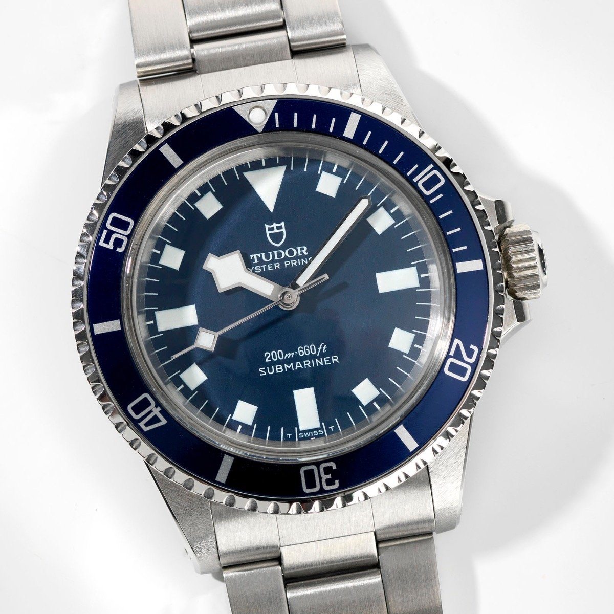 Tudor Submariner Blue Snowflake no date Reference 7016