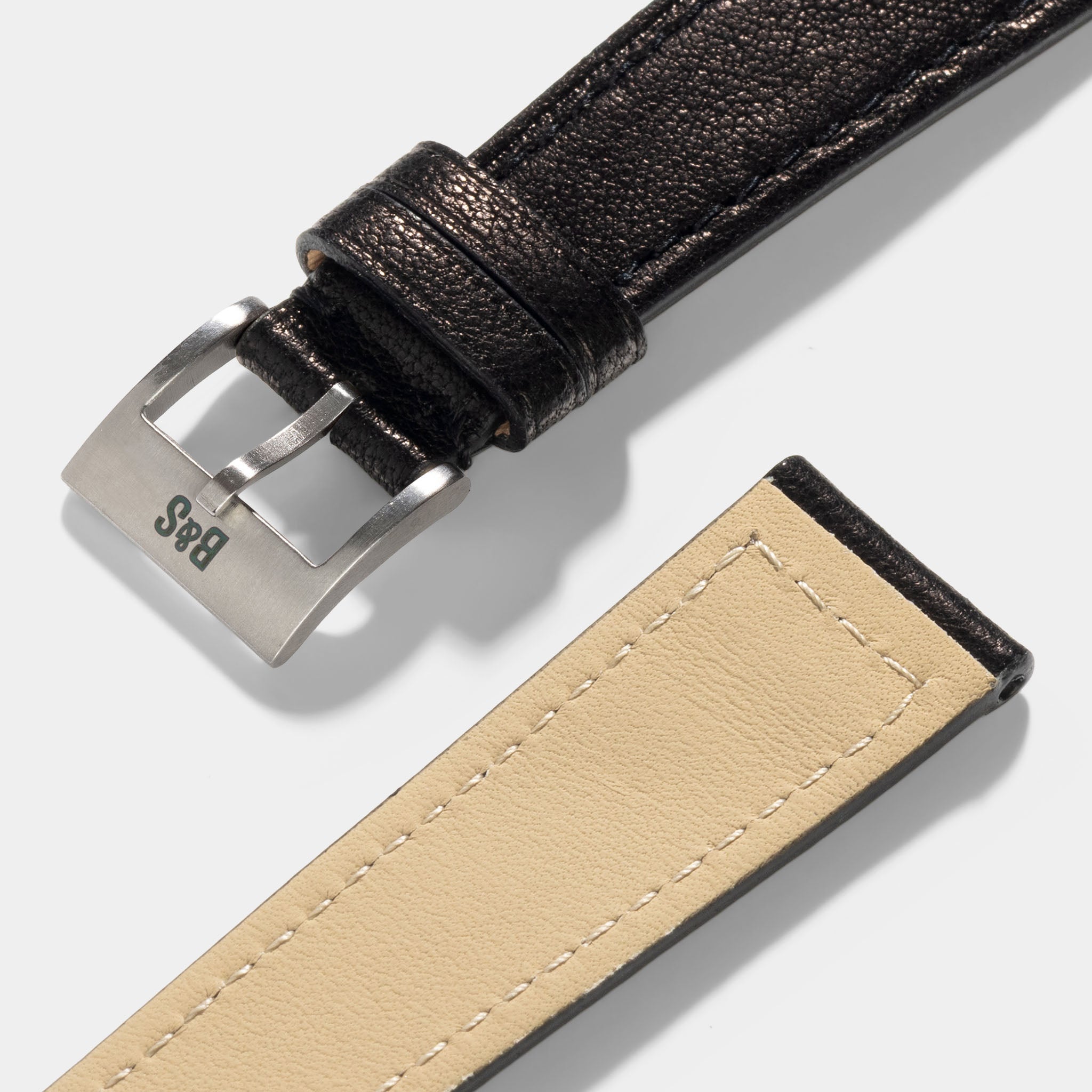 Strap for Patek Philippe 3940 Perpetual – Black Boxed Calfskin