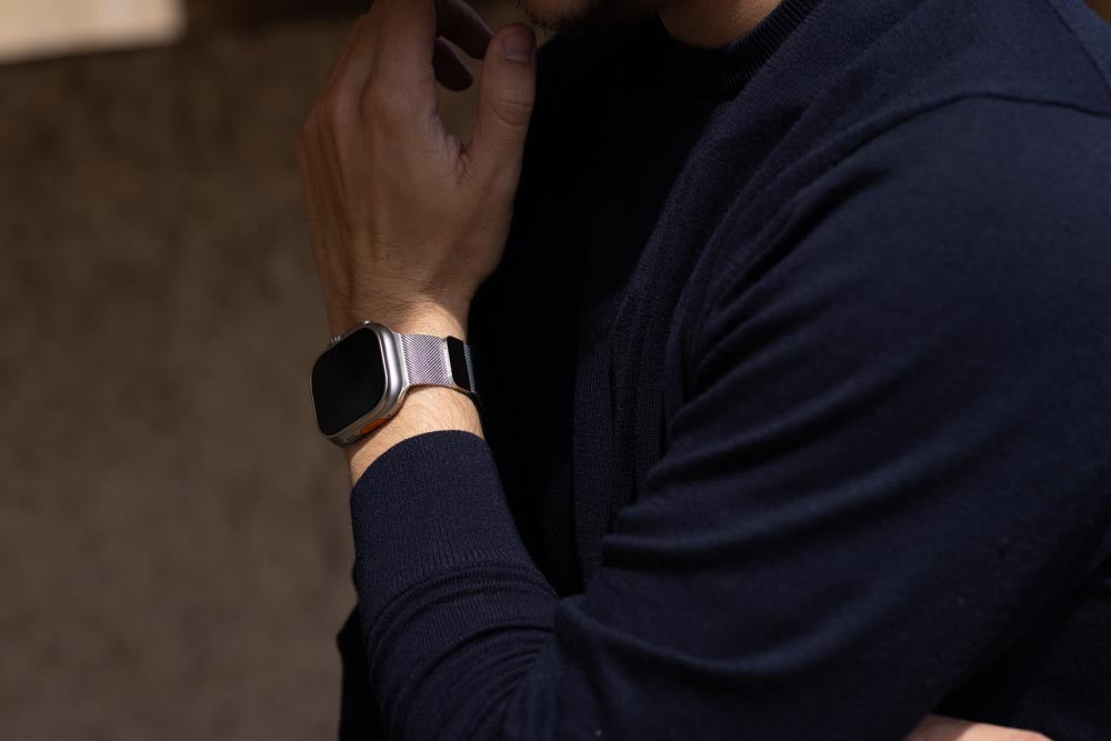 Strap for Apple Watch Ultra - Milanese Steel