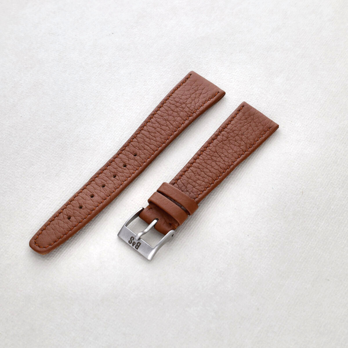 Sample Sale - Taurillon Brown Speedy Leather Watch Strap