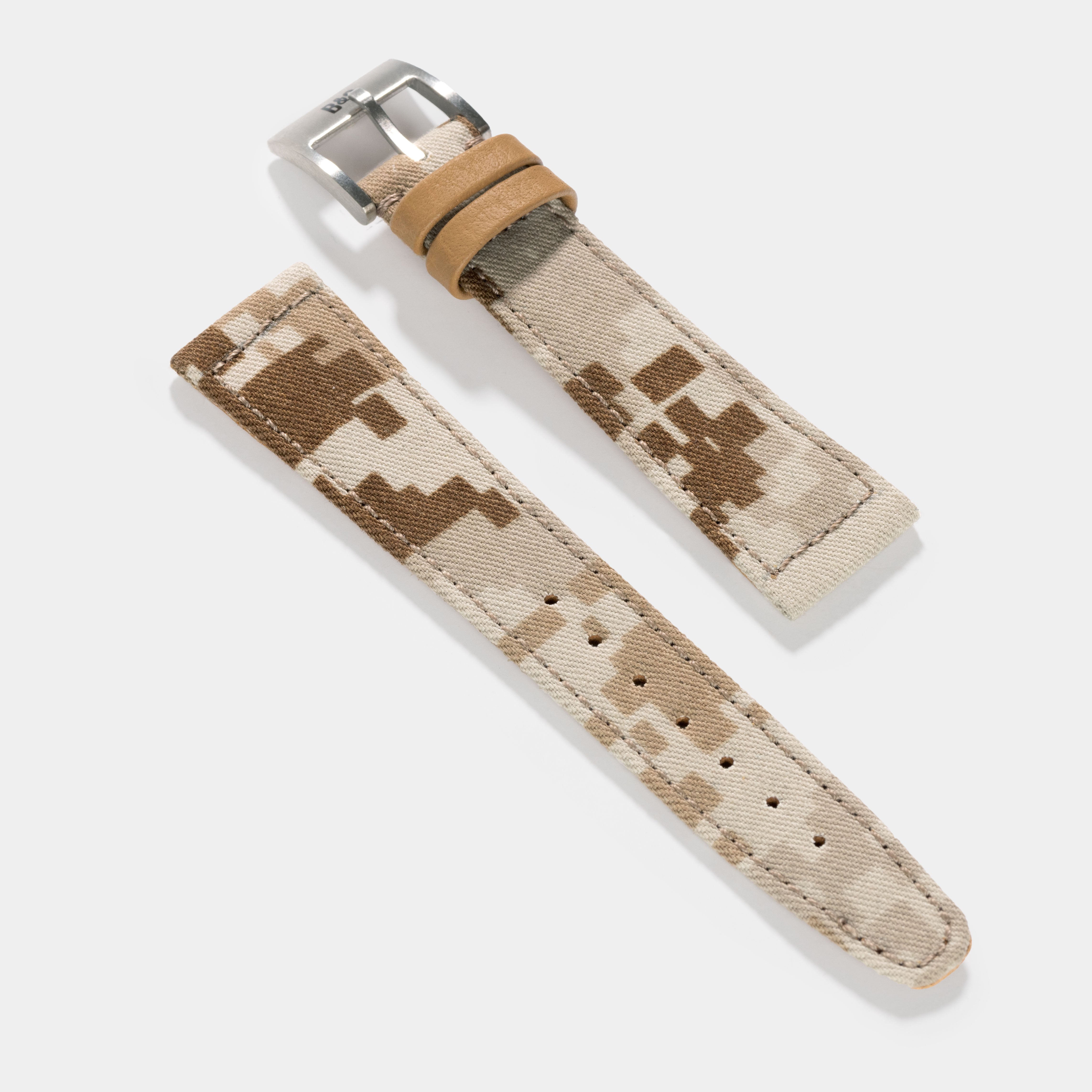 Sample Sale - The Brooklyn Camo Watch Strap - 20mm