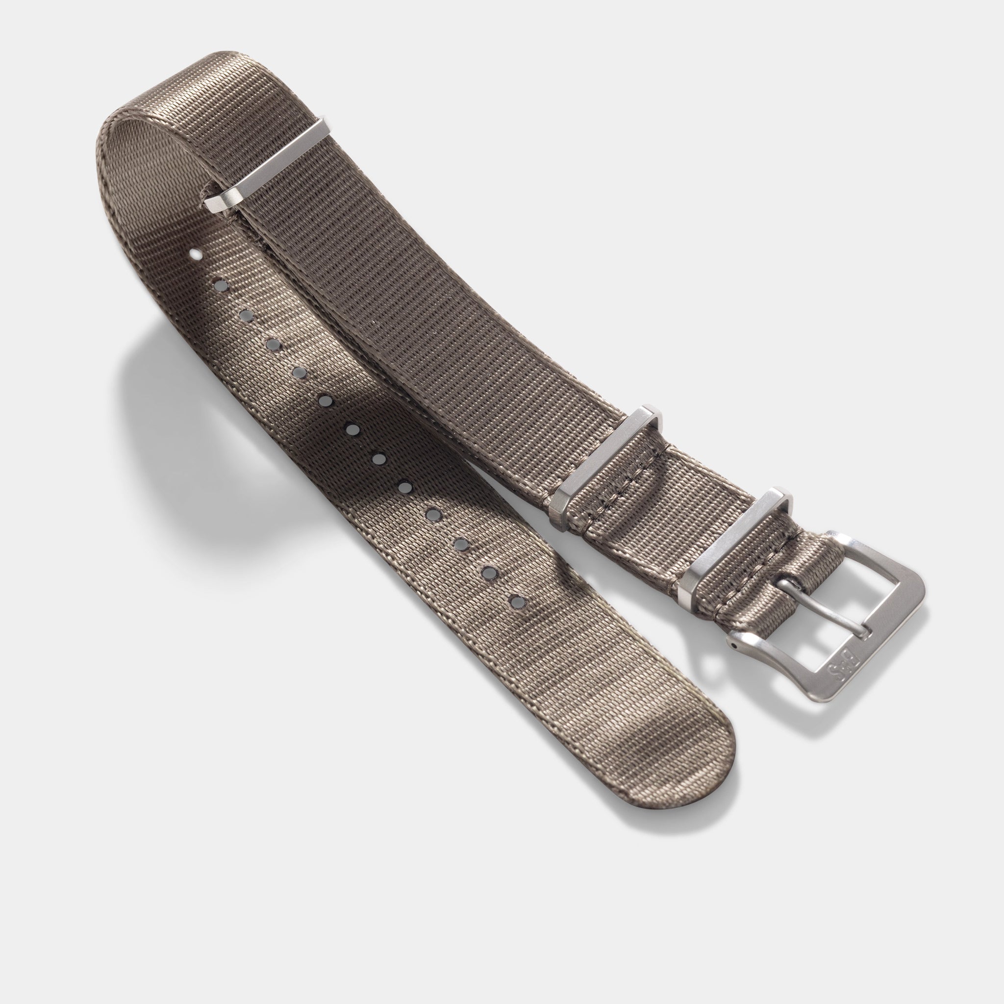 Strap for Omega Speedmaster Professional - Nylon Nato Taupe Grey