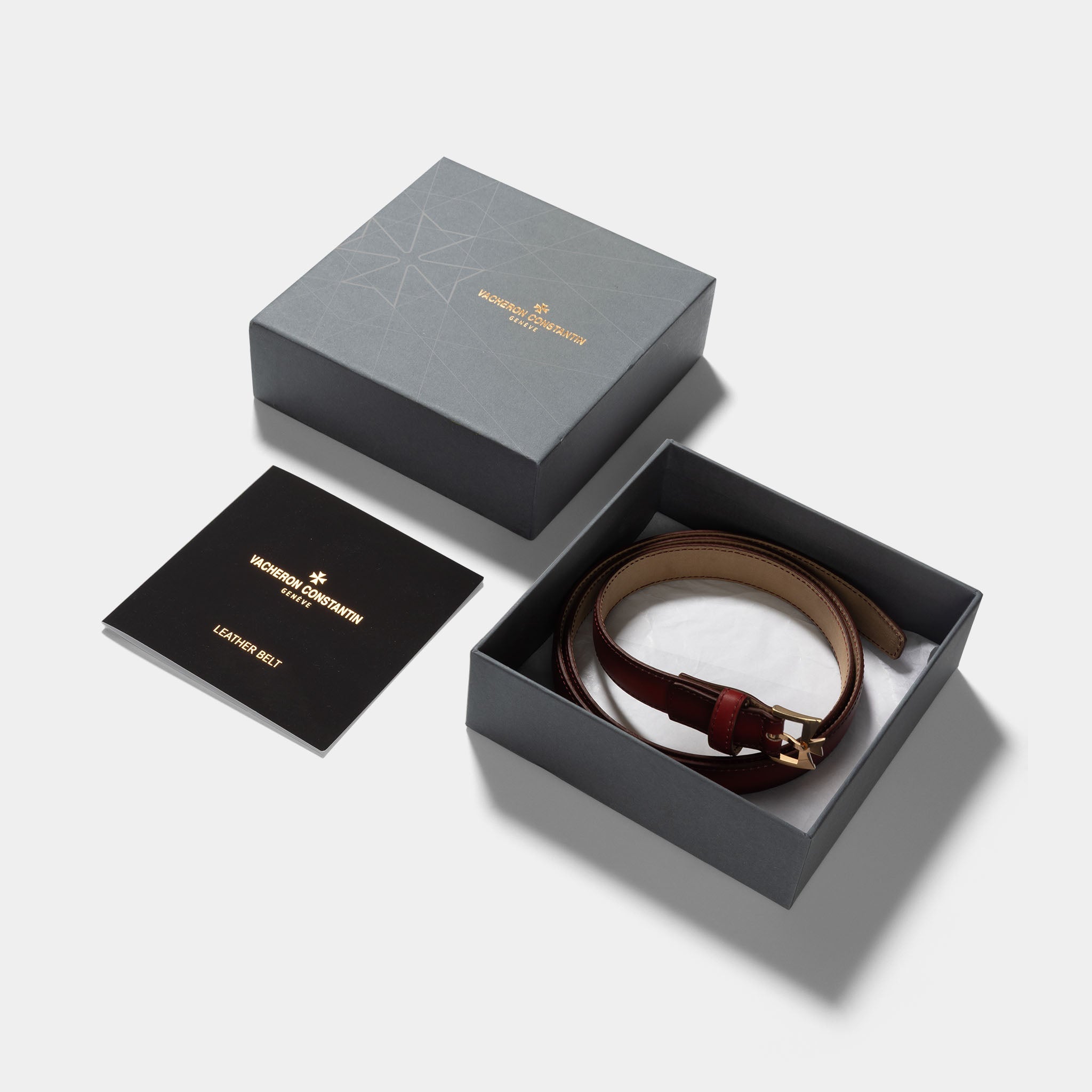 Vacheron Constantin Ladies Degradé Red  Leather Belt