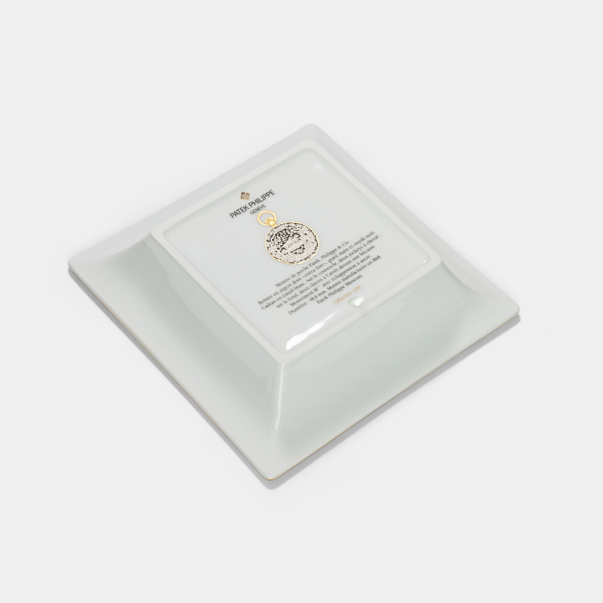 Patek Philippe porcelan "Hunting Dogs " Limoges Vide Poche Dish Trinket