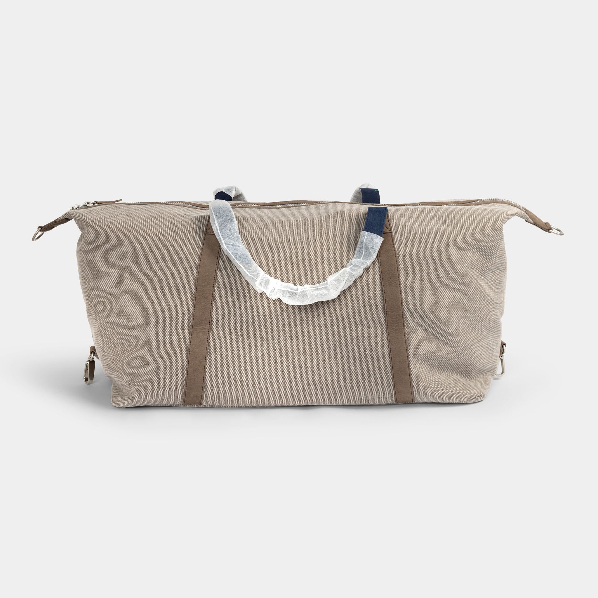 Rolex taupe grain canvas/ suede travel  Bag