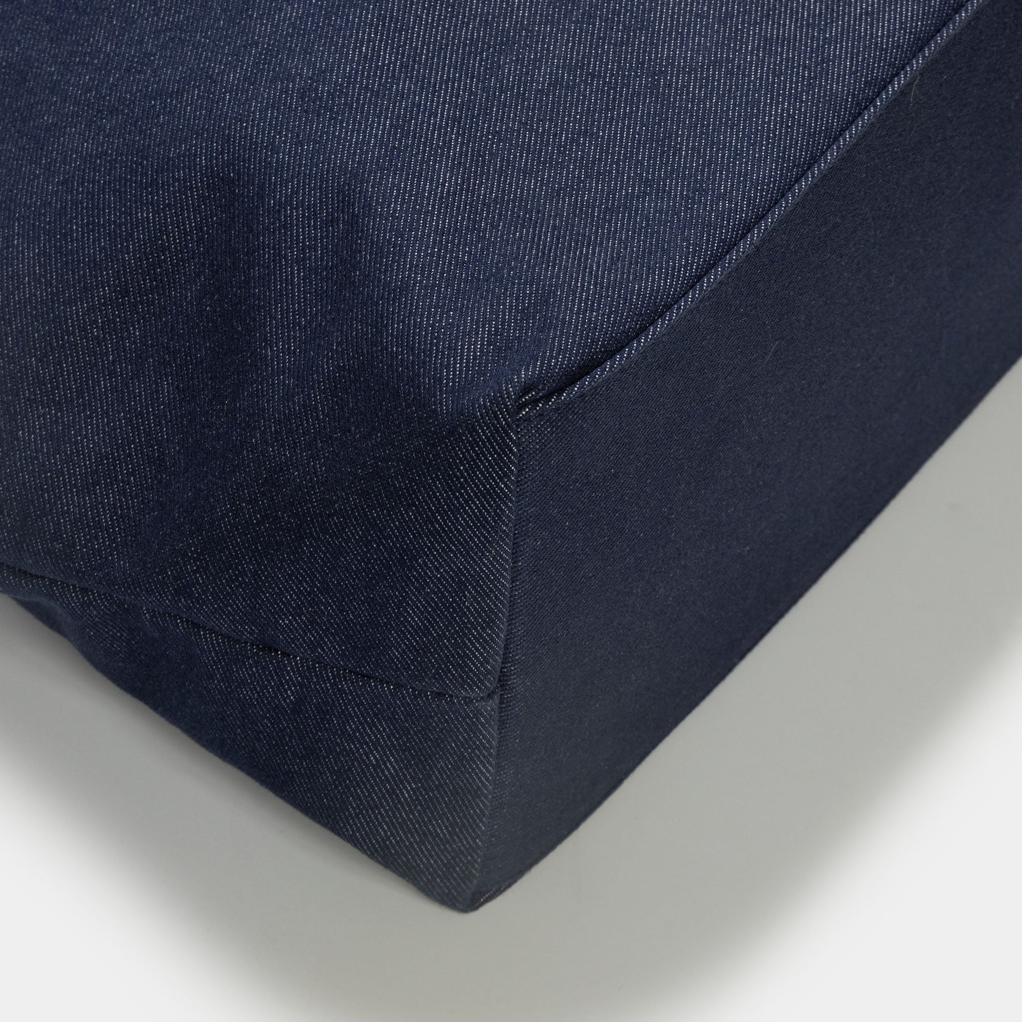 Rolex Navy Blue denim travel tote bag