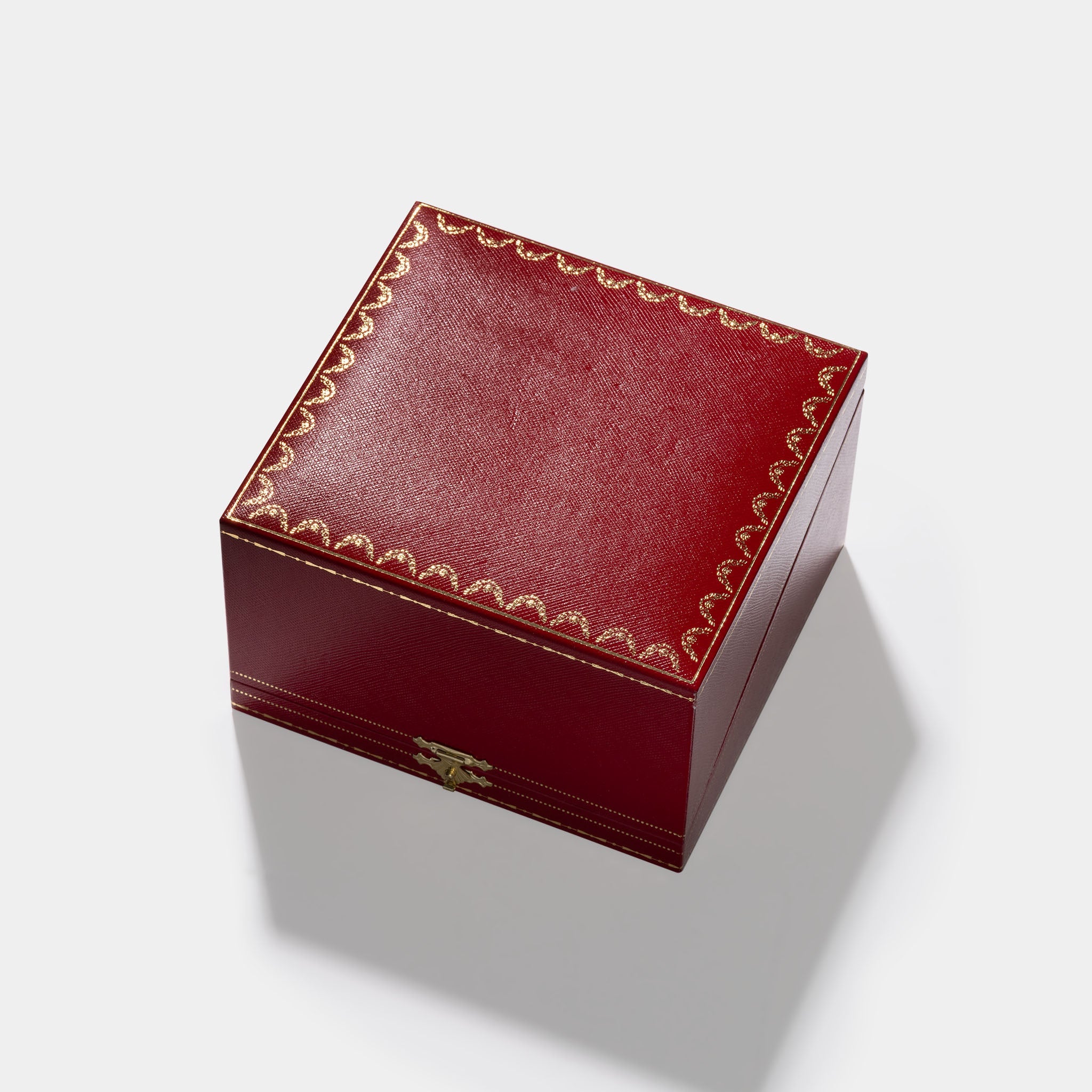 Cartier Travel / Desk Alarm Clock in Palladium -Chrome finish ref 2745 with Original Box and Guarantee Certificate