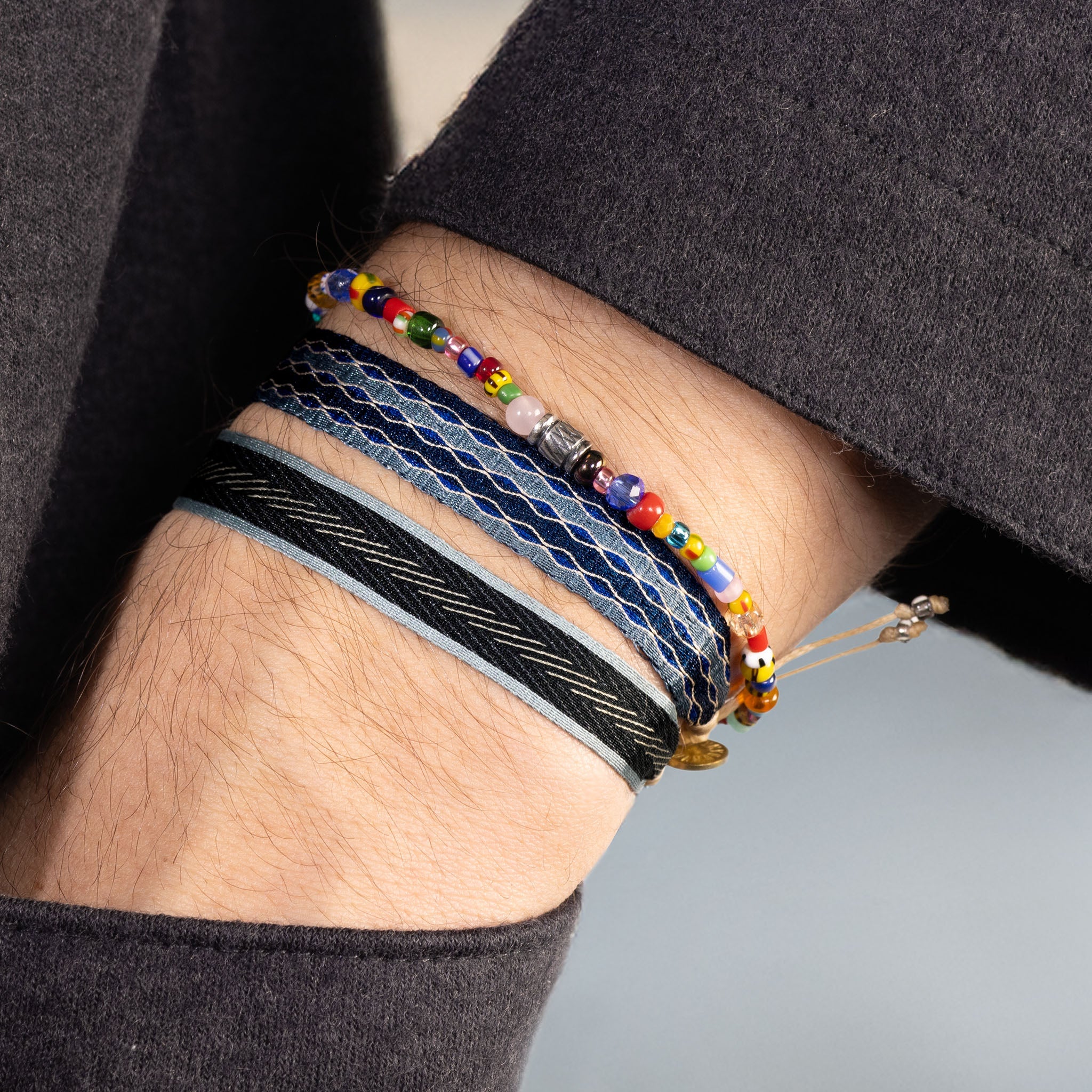 Guanabana Bracelet Argantinas 1CM Bold Black