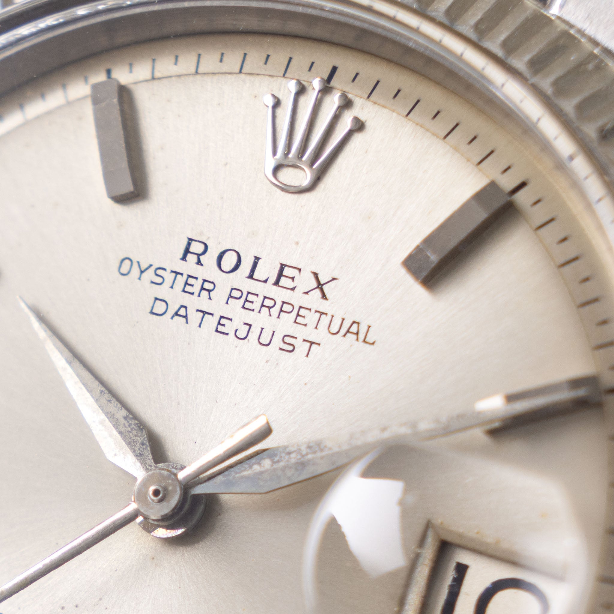 Rolex Datejust 1601 "Swiss Only" Silver Dial No Lume Dauphine Hands