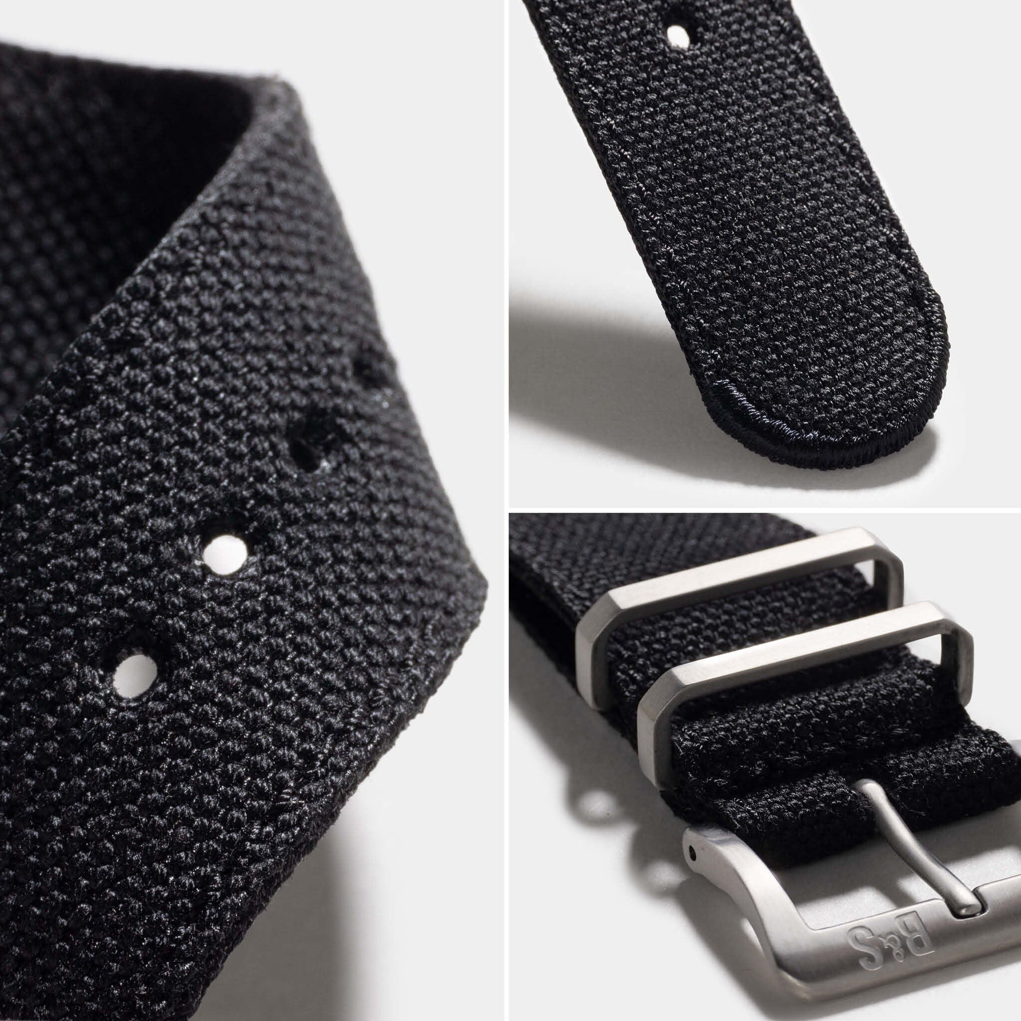 Strap for Apple Watch Ultra - Deep Black Canvas