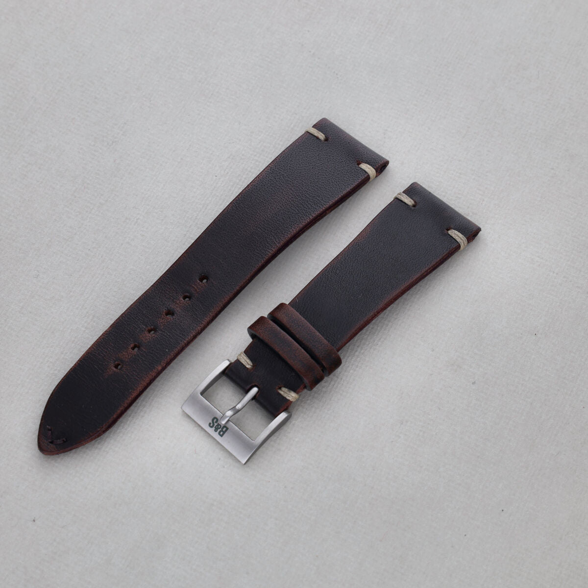 Sample Sale - Diablo Black Leather Watch Strap - 22mm