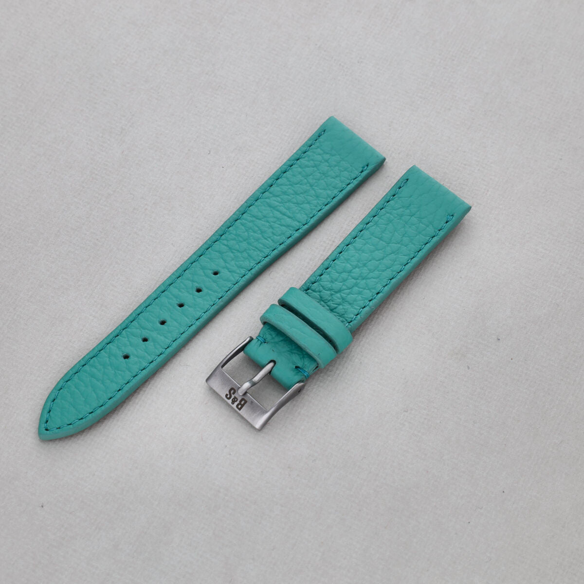 Sample Sale - Turquoise Leather Watch Strap - 19mm