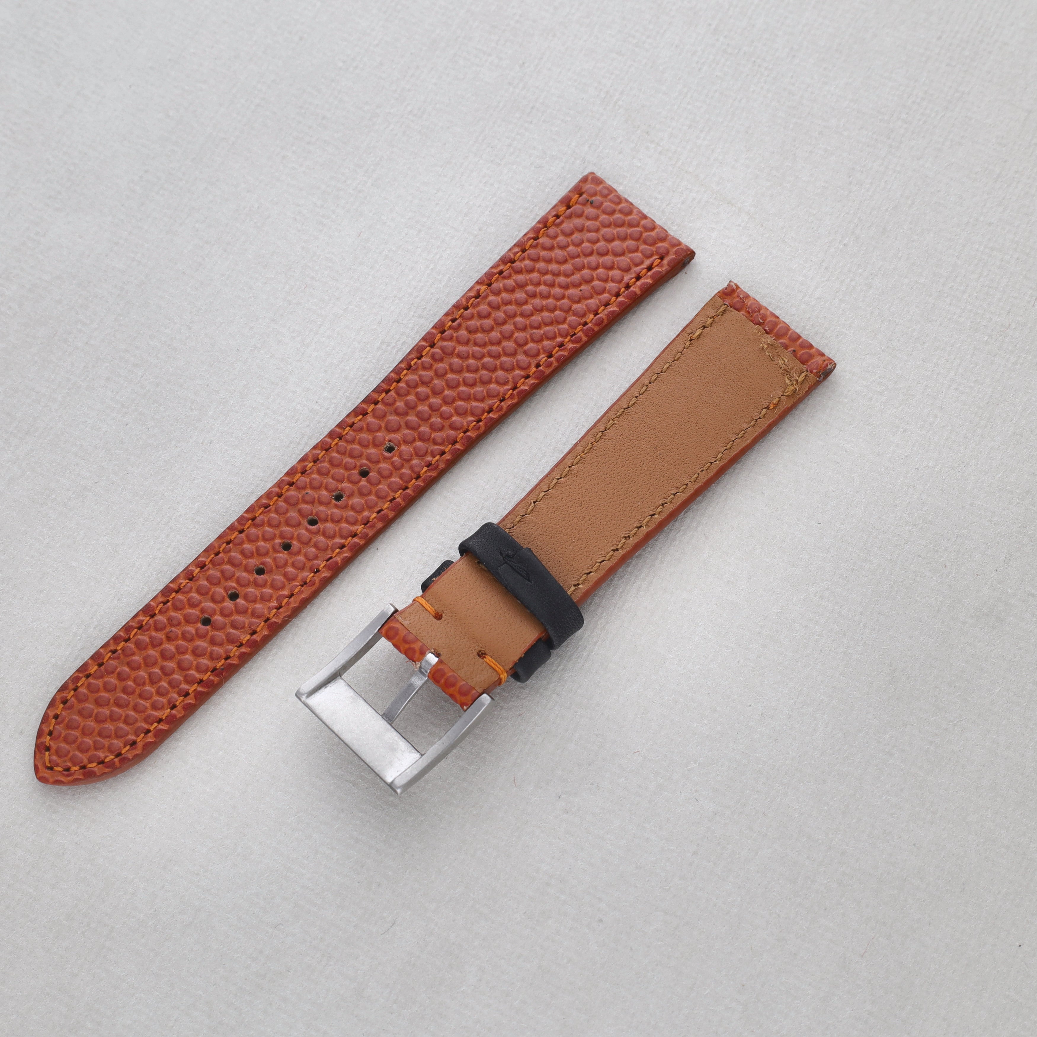 Sample Sale - The Basketball Watch Strap – Horween Leather – Jubilee Edition - 20mm