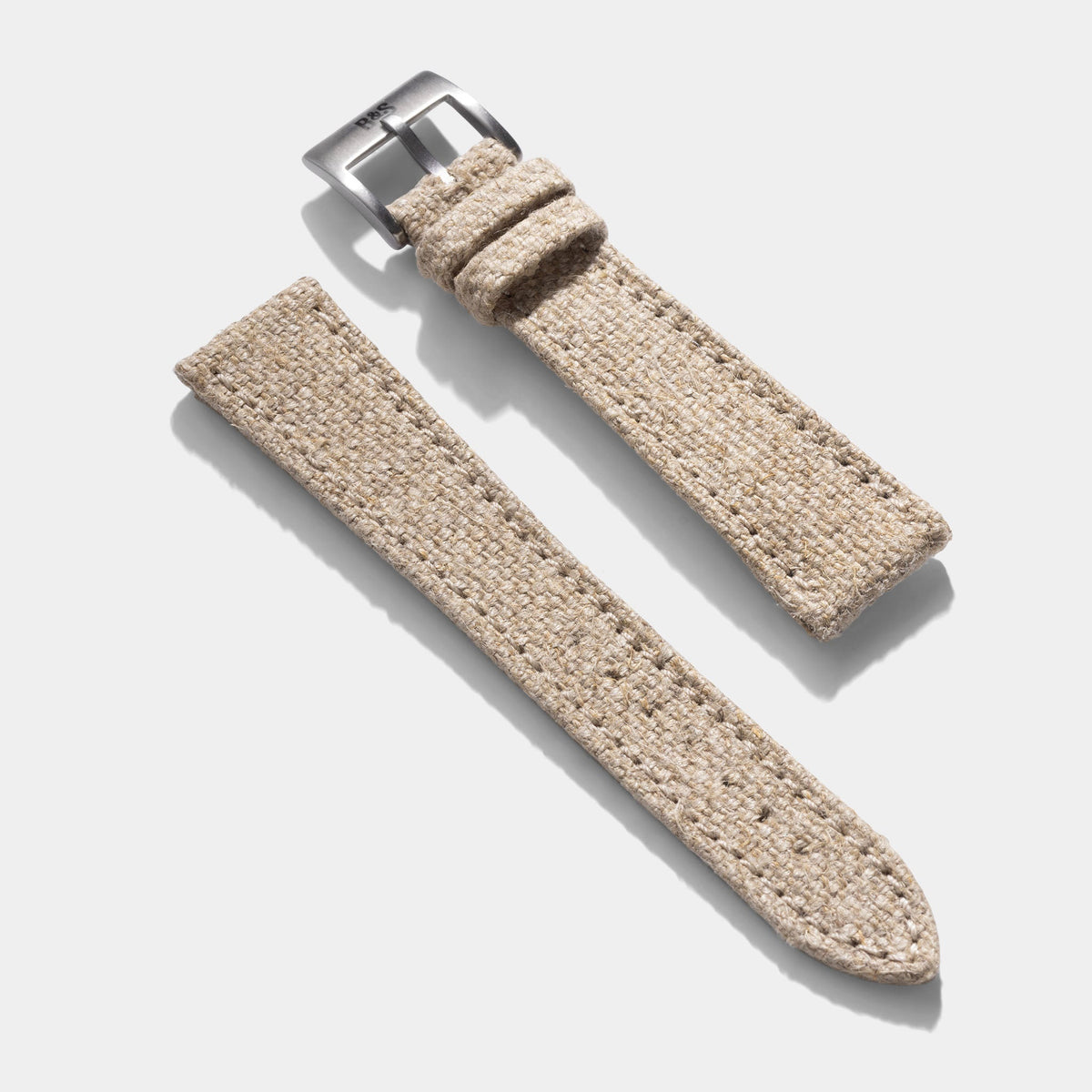 Linen Sand Canvas Watch Strap