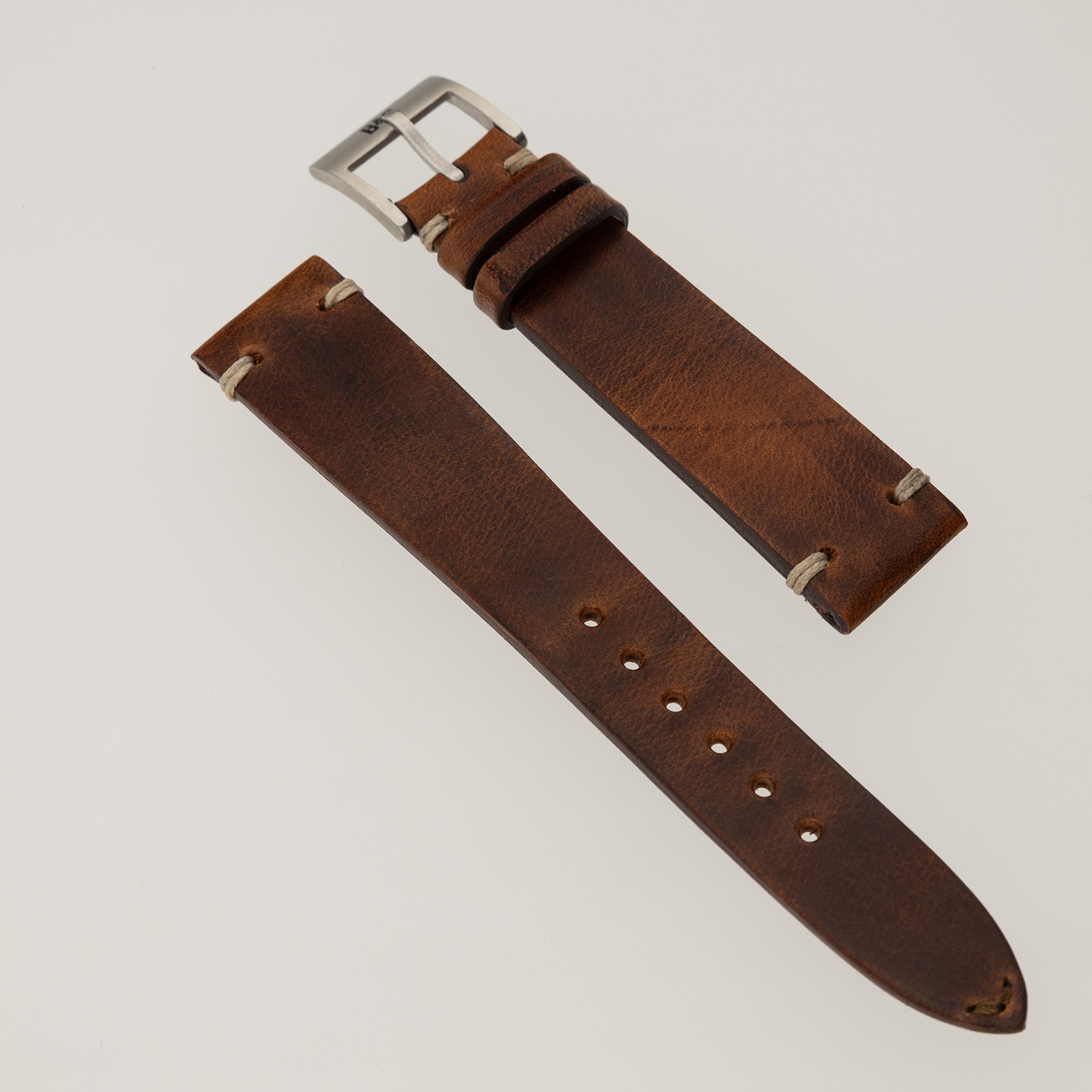 Sample Sale - Siena Brown Leather Watch Strap