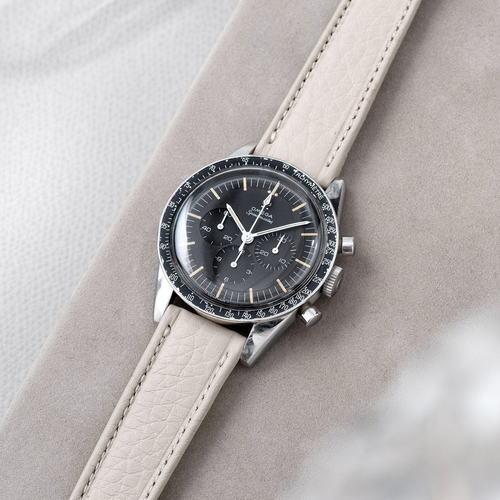 Taurillon Creme Heritage Leather Watch Strap