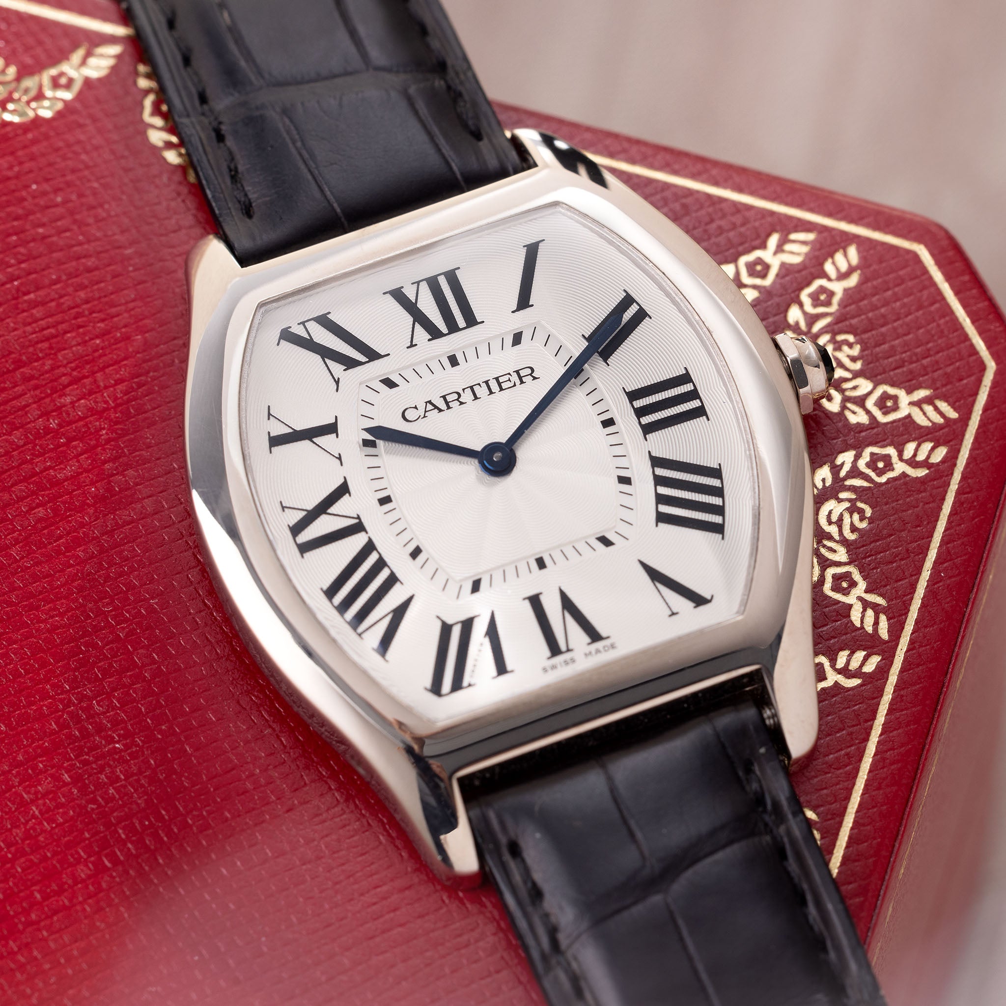 Cartier Tortue Extra-Flat White Gold WGTO0003 Large Case