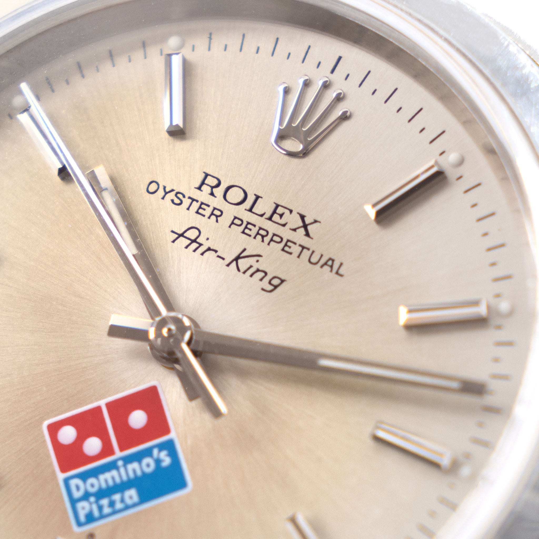 Rolex Air King Domino’s Pizza Box and Papers Ref 14000