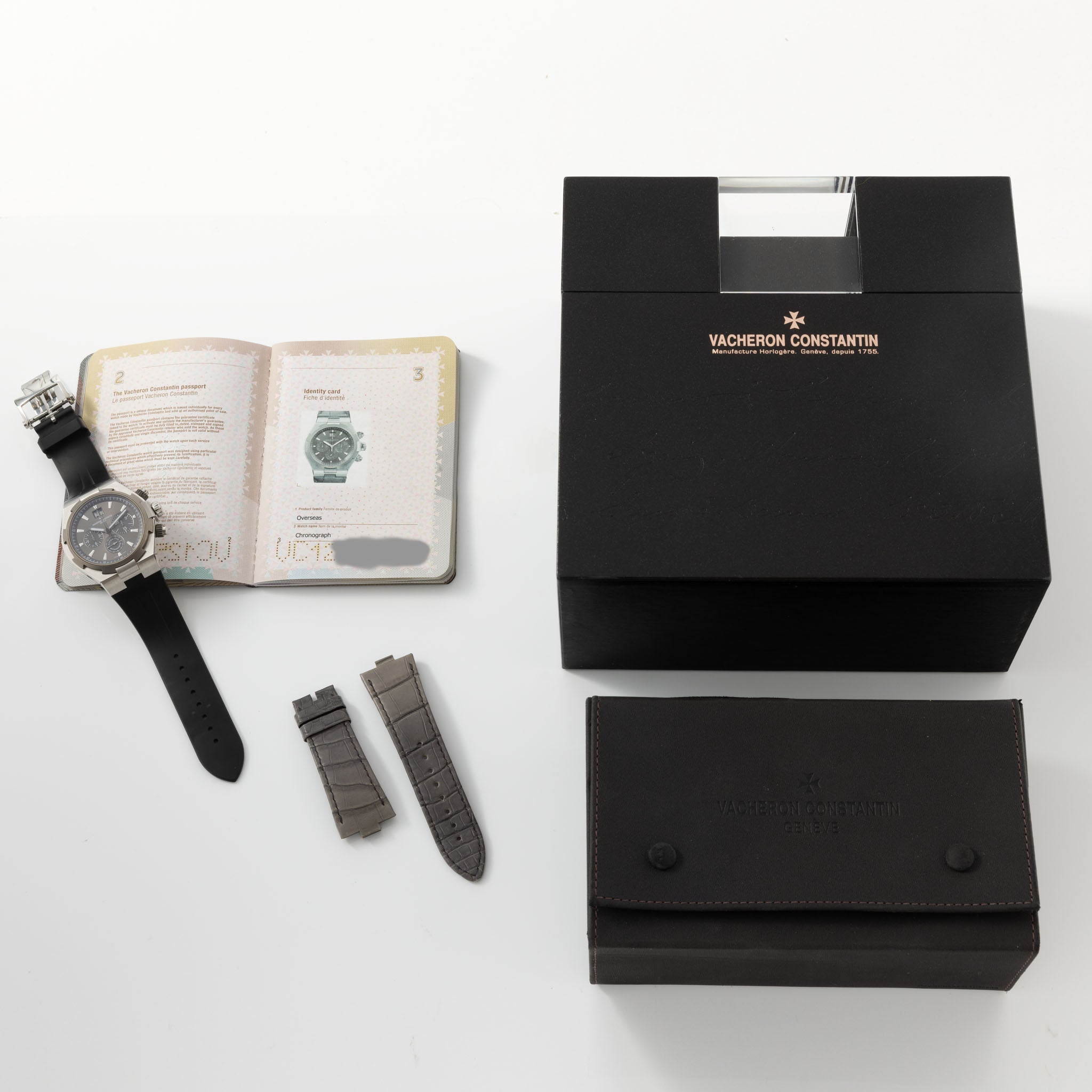 Vacheron Constantin Overseas Deepstream Chronograph Box and Papers Ref 49150 000w 9501