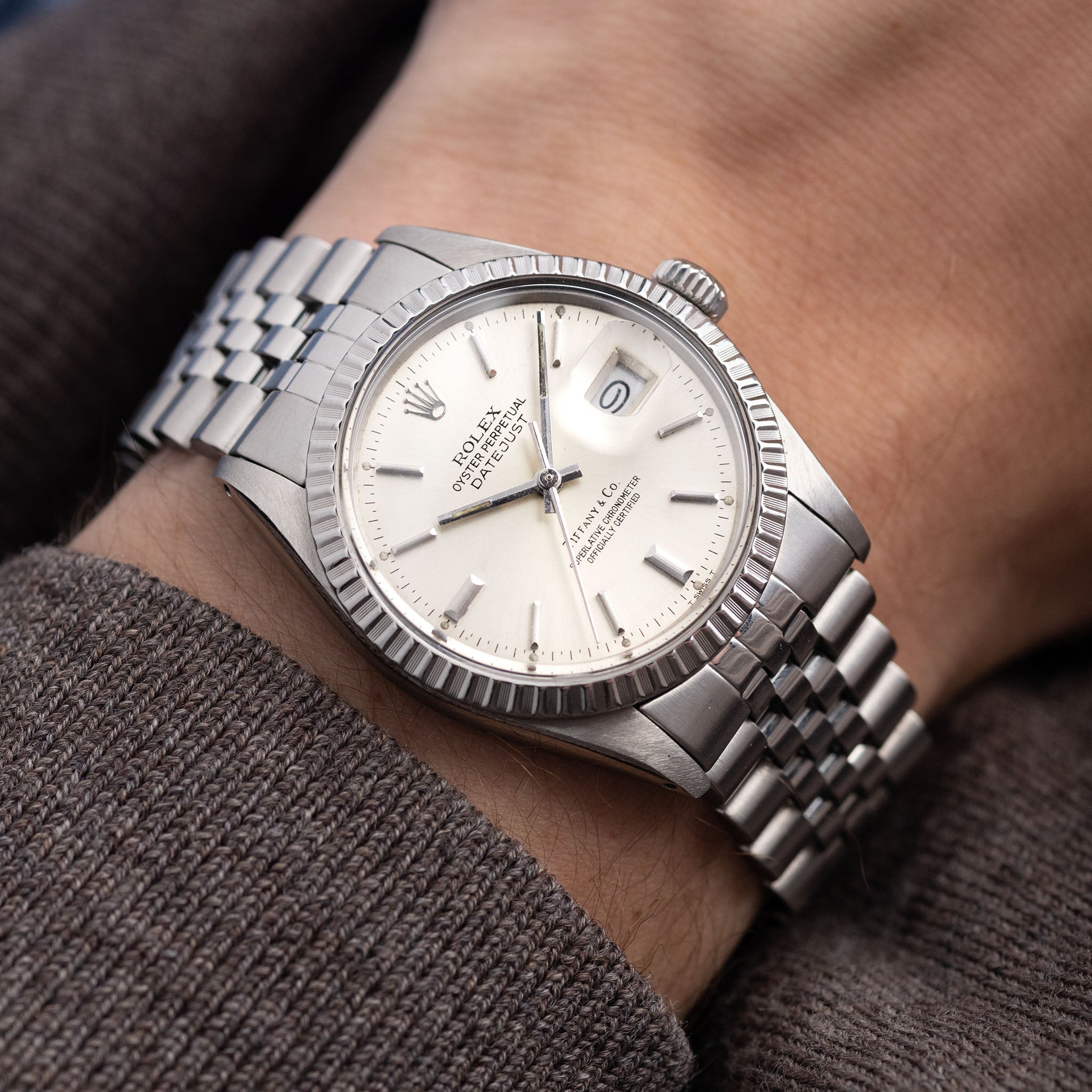 Rolex Datejust Tiffany & Co Dial ref 16030