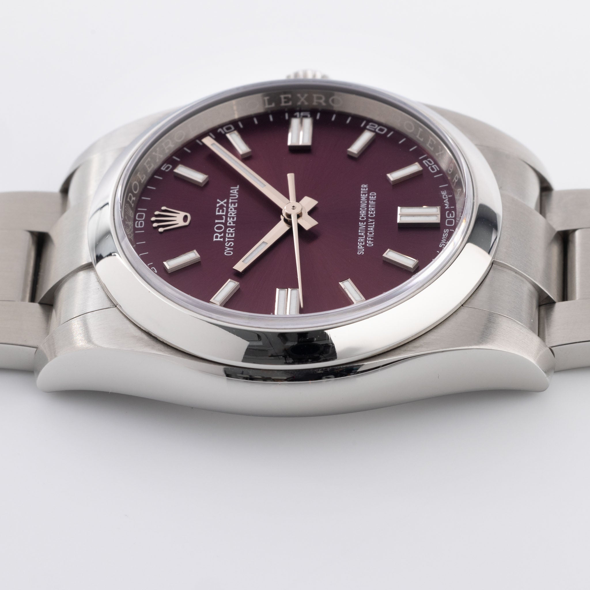 Rolex Oyster Perpetual Grape Dial ref 116000