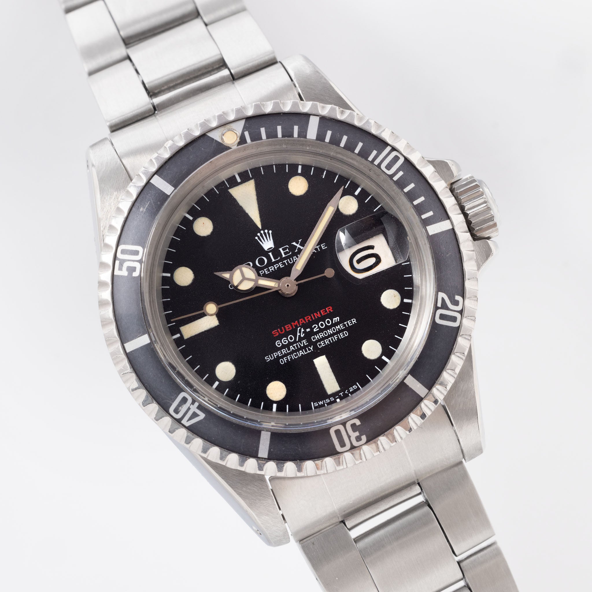 Rolex Submariner Date 1680 Mk4 Red Sub Dial